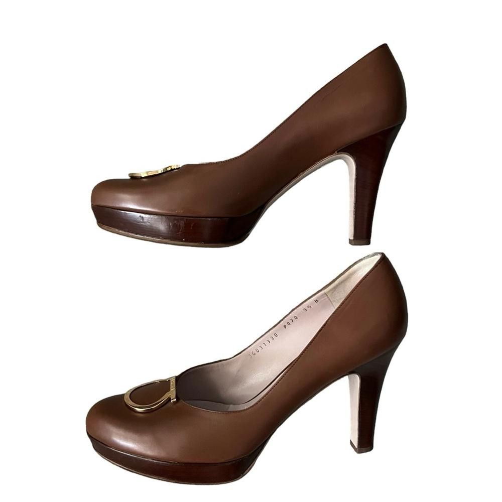 Salvatore Ferragamo Salvatore Ferragamo Leather Gancini Block Size US 9.5 / IT 39.5 - 9 Thumbnail
