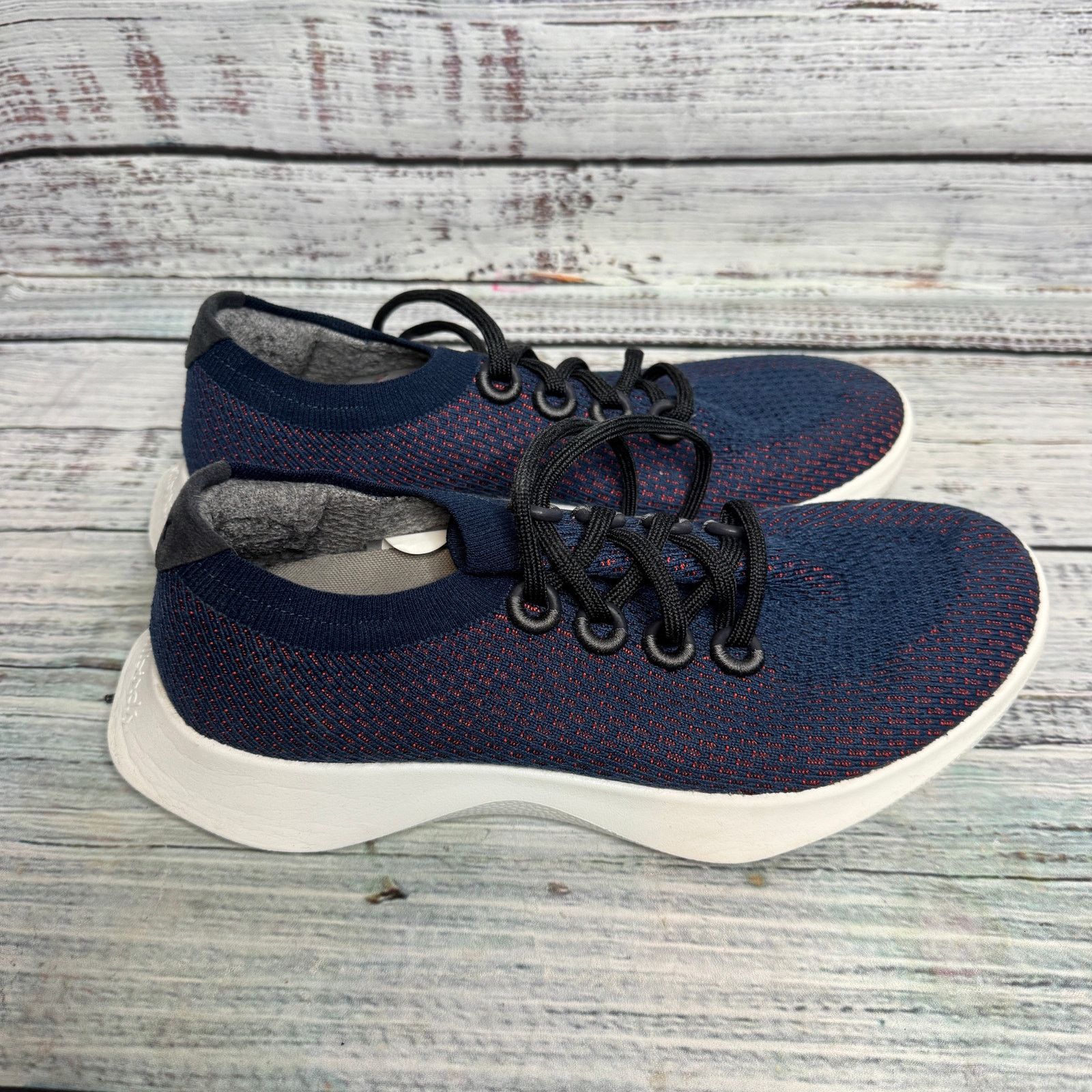 Allbirds Allbirds Tree Dasher 1 Men’s 9 Navy Knit Running Shoes Size US 9 / EU 42 - 2 Thumbnail