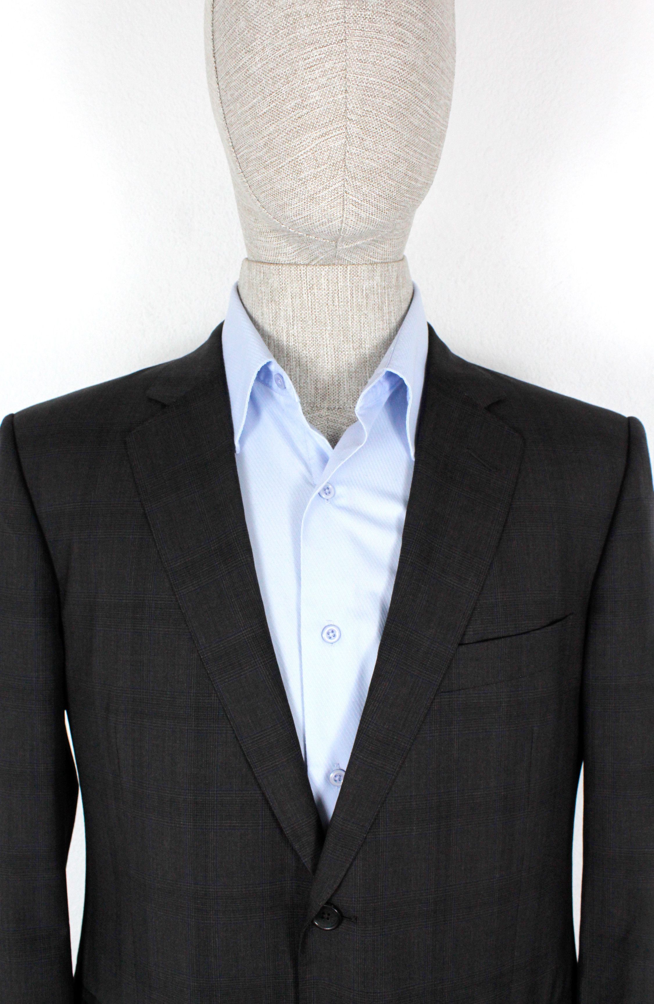 Gucci Gucci by Tom Ford Plaid Check Wool Suit 54 R Size 42R - 3 Thumbnail