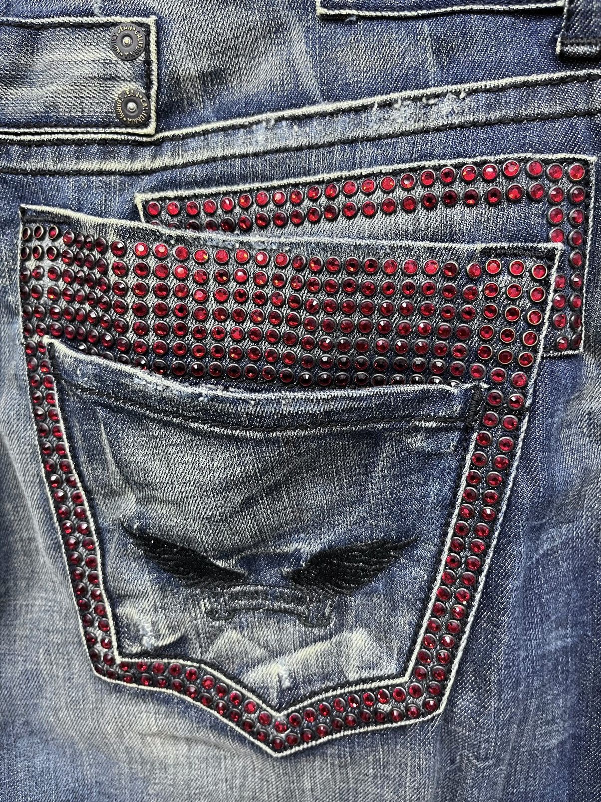 Robins Jeans FYE 40” ROBIN’S JEANS Sparkling Gemstone Double Back Pocket Size US 40 / EU 56 - 12 Thumbnail