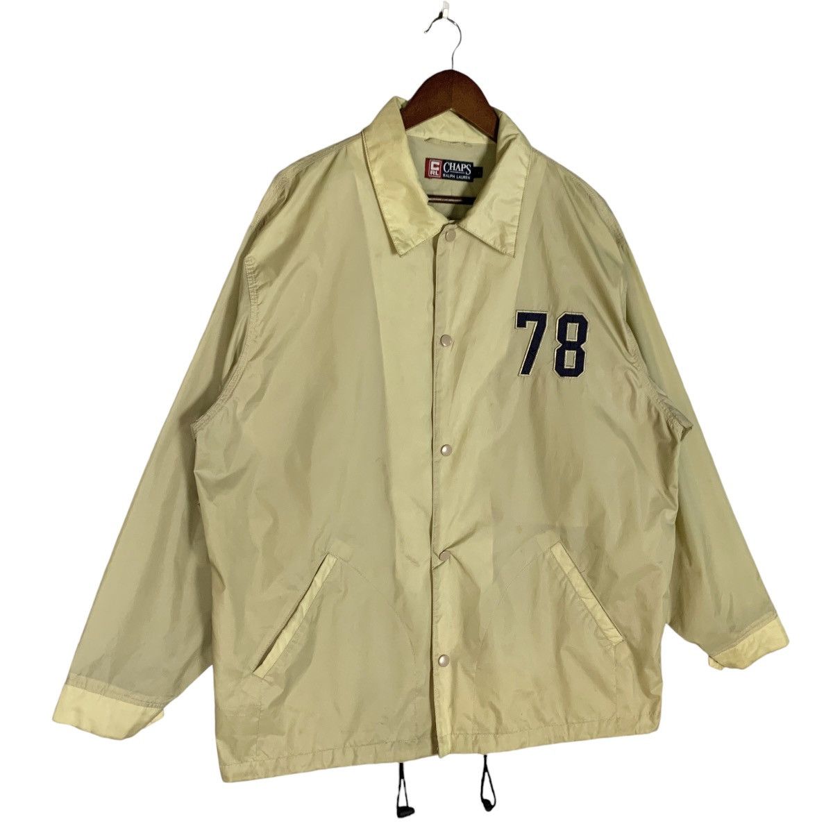 Ralph Lauren × Vintage Vintage Chaps Ralph Lauren Button Windbreaker Jacket Size L Size US L / EU 52-54 / 3 - 3 Thumbnail