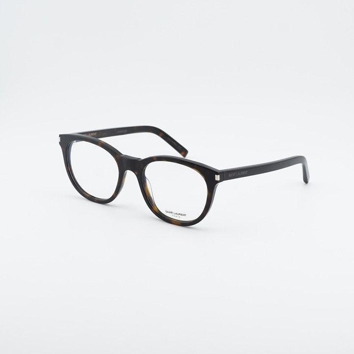 Saint Laurent SL518 004 Eyeglasses Brown 56mm Square Frame Saint Laurent SL 518 004 Brown Square Women main image 4