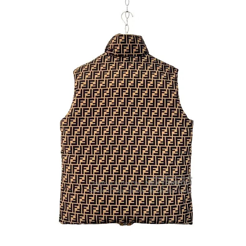 Fendi Fendi Brown Classic Monogram Teddy Down Vest Size US M / EU 48-50 / 2 - 2 Thumbnail