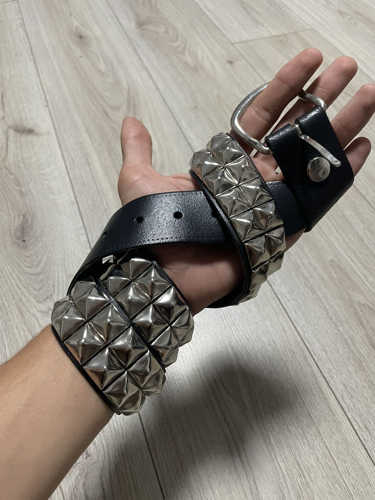 vintage jewelry studs leather belt y2k