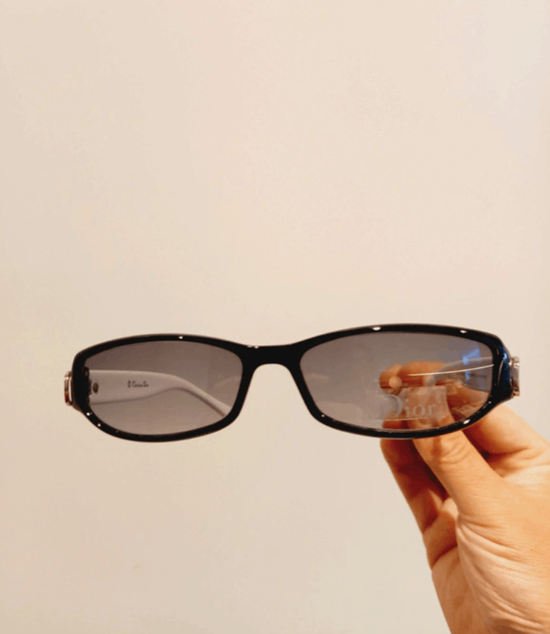 Dior × John Galliano × Vintage Christian Dior Sunglasses Cold Glaze Ski Pop Shield Vintage Size ONE SIZE - 4 Thumbnail