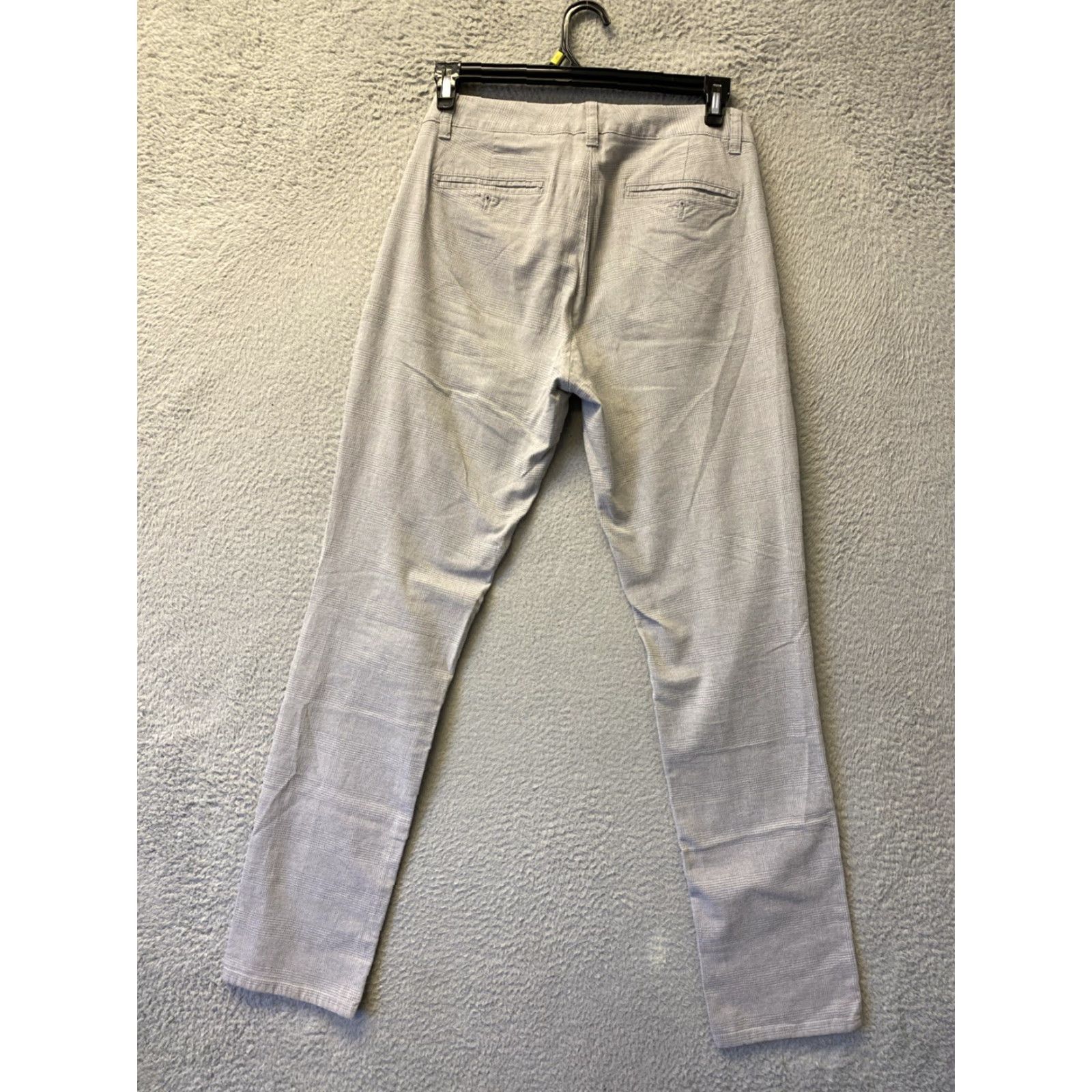 Bonobos BONOBOS Pants Gray Plaid Slim Straight Fit 32x34 Casual Mens Size US 32 / EU 48 - 6 Thumbnail
