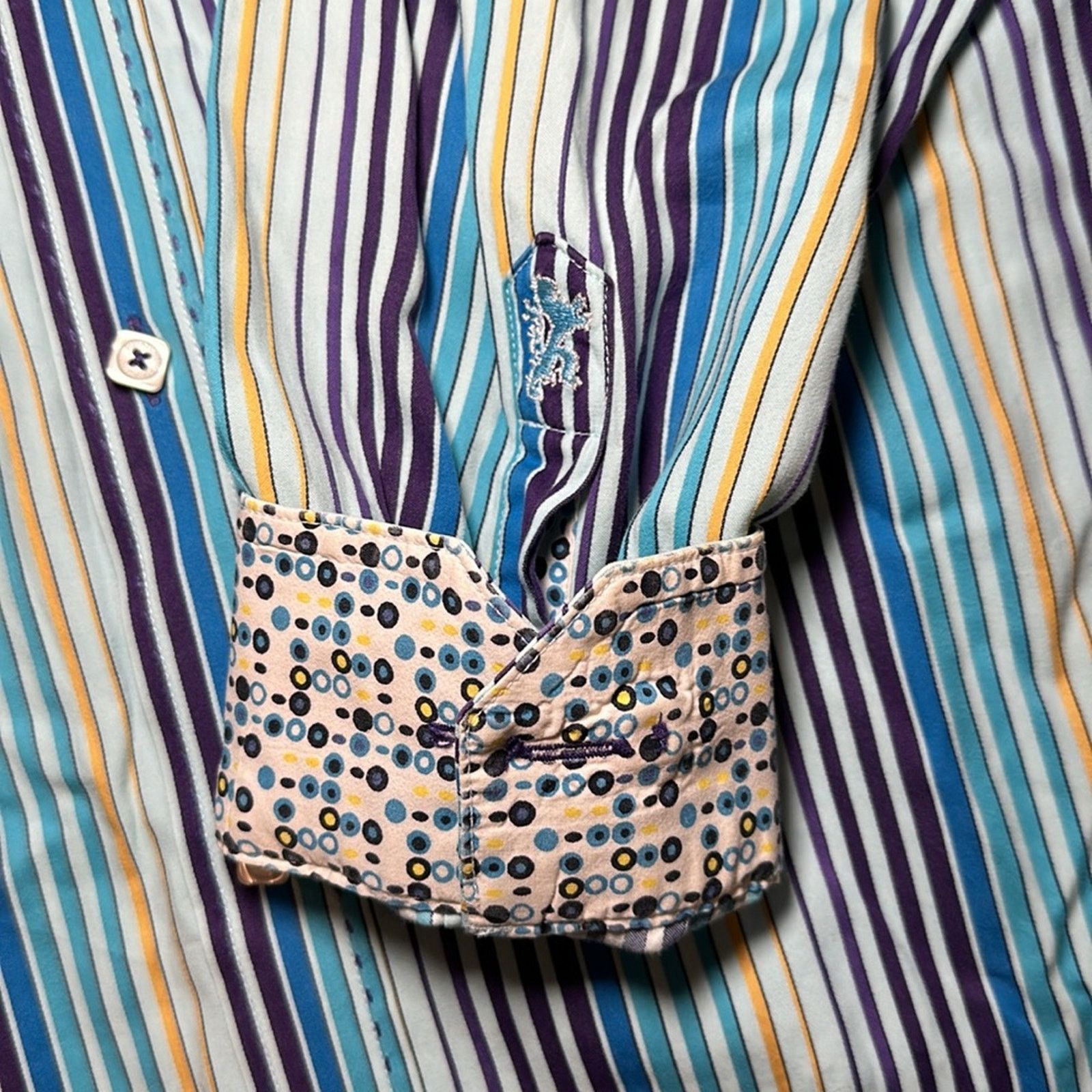 BUGATCHI Bugatchi Shaped Fit Long Sleeve Button Down - XL Size US XL / EU 56 / 4 - 6 Thumbnail
