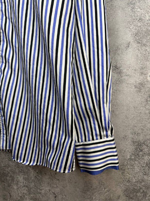Other Claudio Lugli Slim Cut Striped Cotton Poplin Shirt Size US XL / EU 56 / 4 - 8 Thumbnail