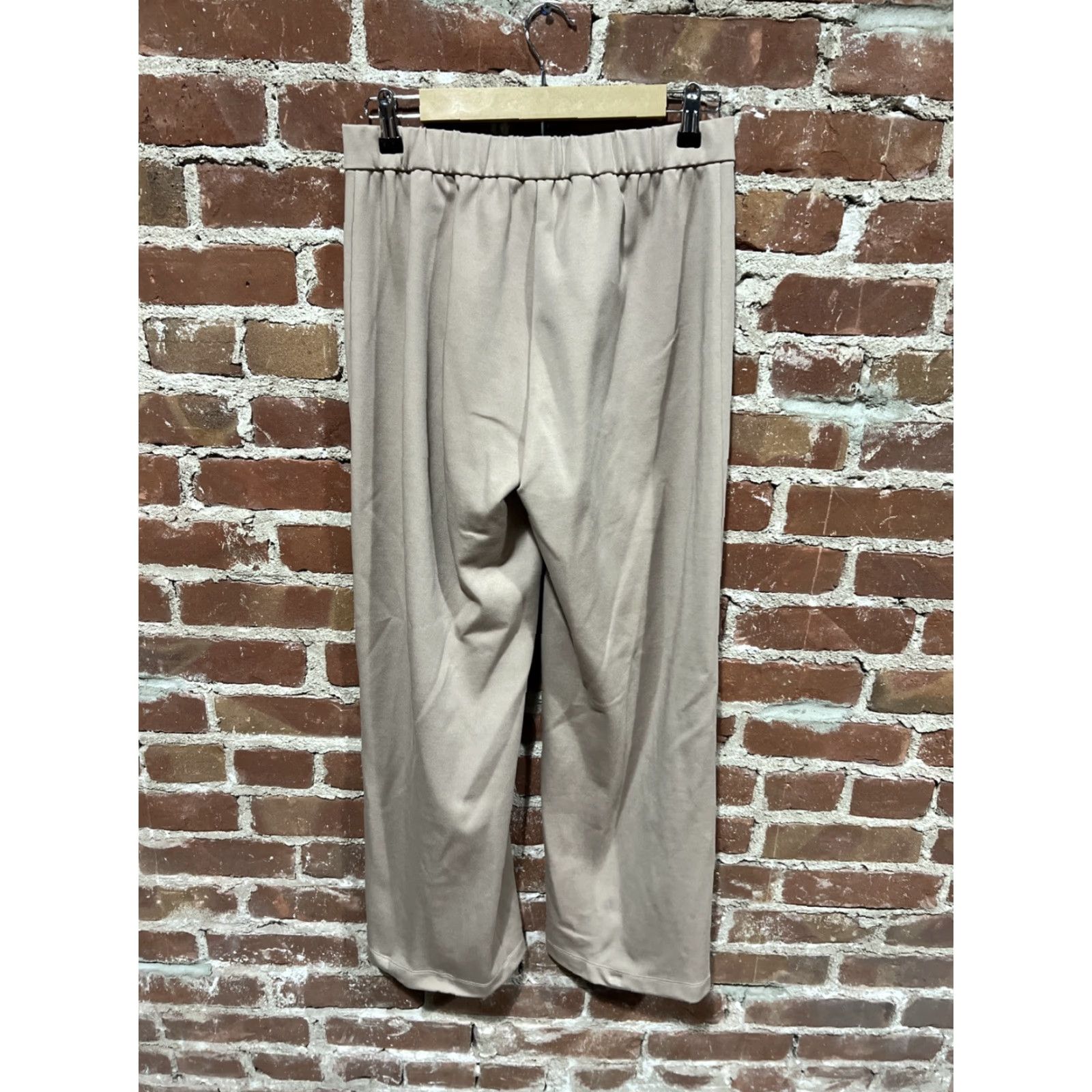 Eileen Fisher VINTAGE Eileen Fisher Pants Women Wide-Leg Dress Pants Beige S Stretch Size 28" / US 6 / IT 42 - 3 Thumbnail