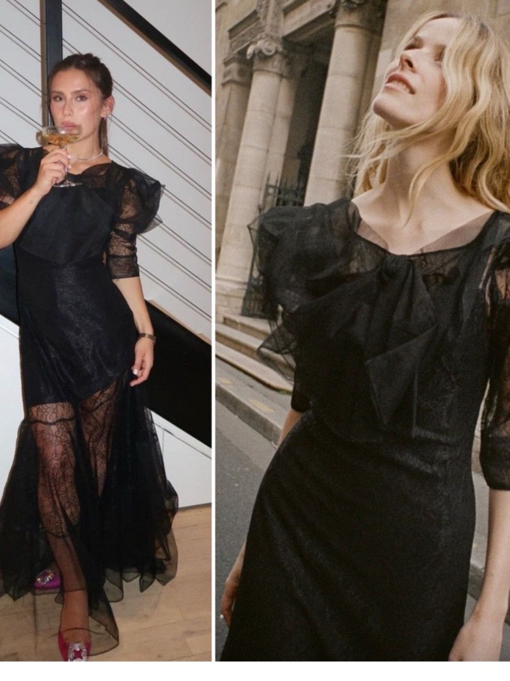 Other Doen Elegant Black Lace Maxi Dress - Women Size S / US 4 / IT 40 - 2 Thumbnail