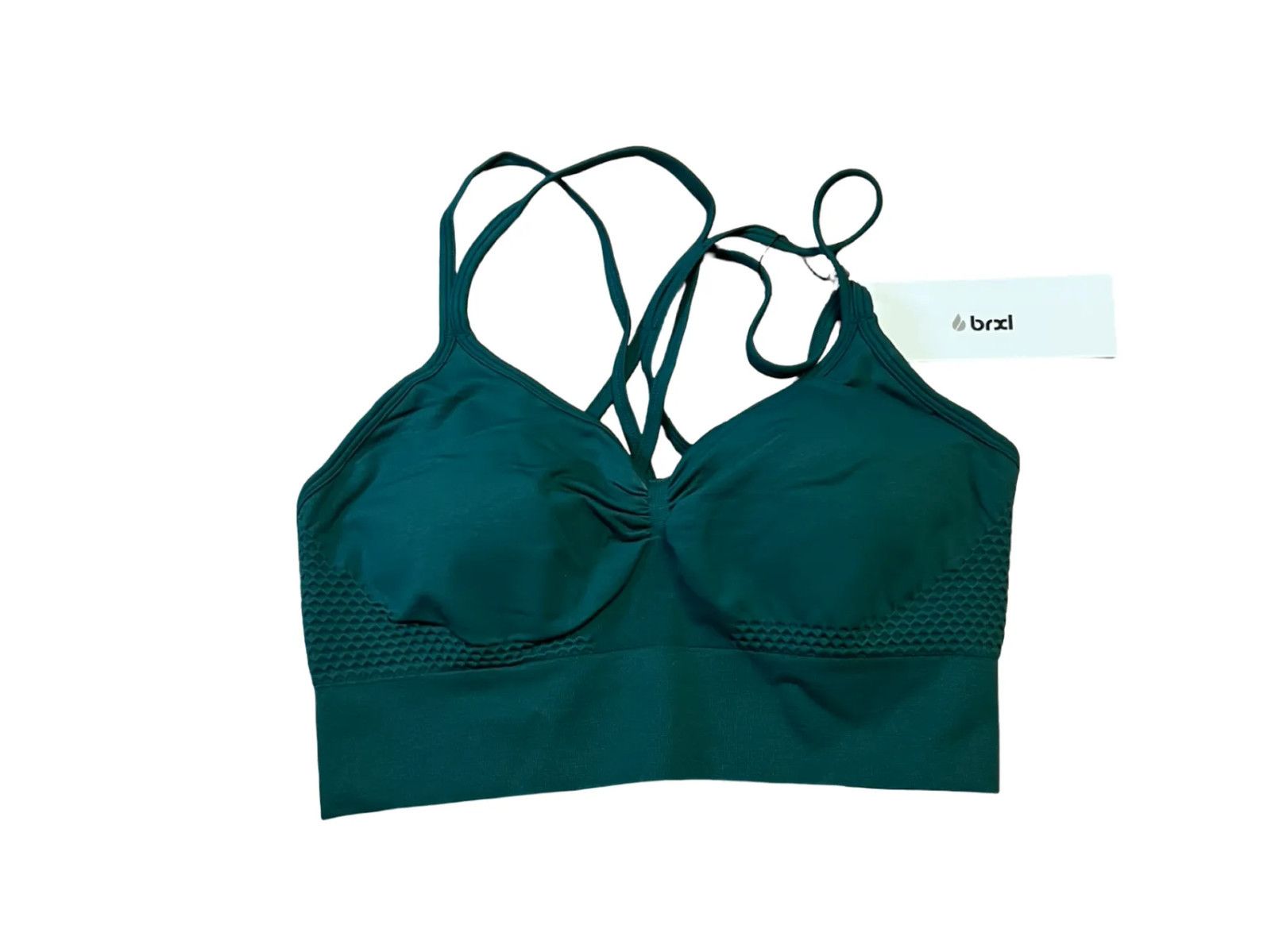 Other Brxl Womens Sports Bra L Green Athletic NWT Size L / US 10 / IT 46 - 1 Thumbnail