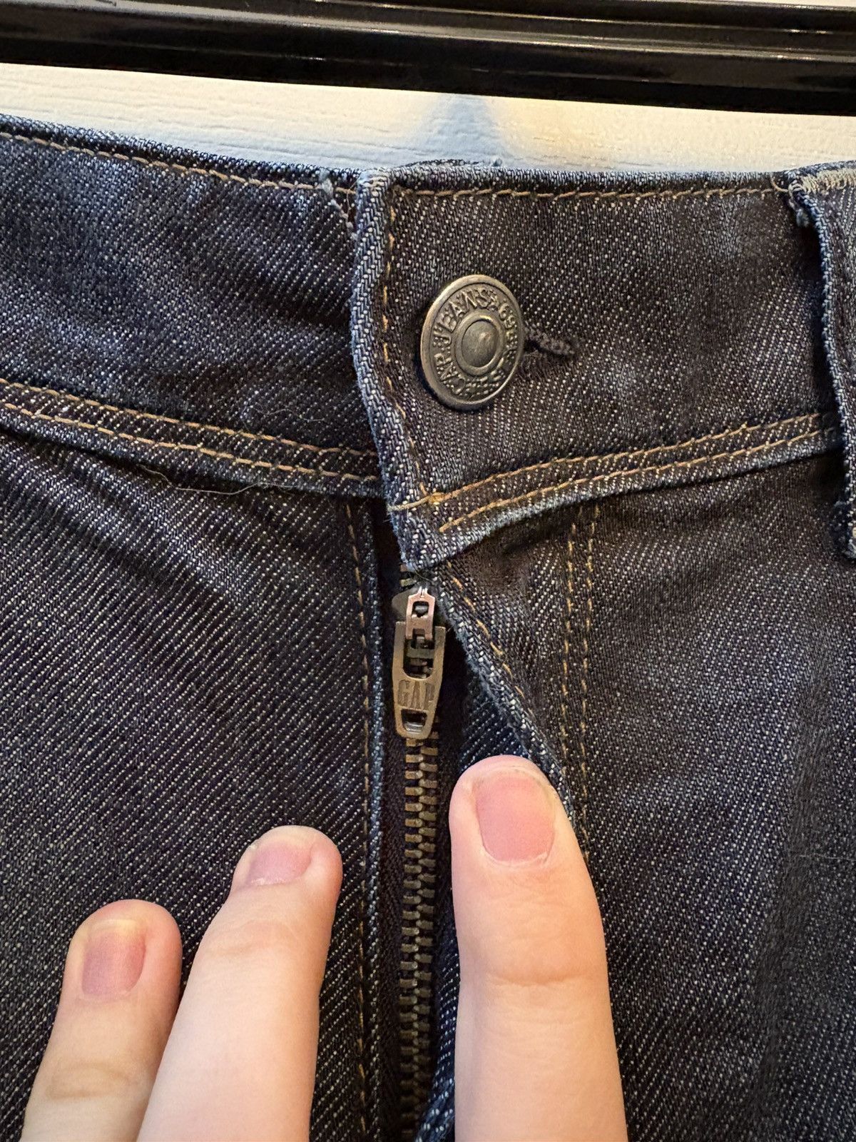 Gap Vintage GAP 1969 striped denim Size 32" / US 10 / IT 46 - 2 Thumbnail