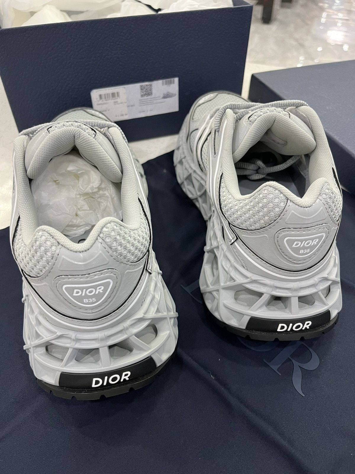 Dior Dior B35 NXXT Grey Sneakers Size US 8 / EU 41 - 3 Thumbnail