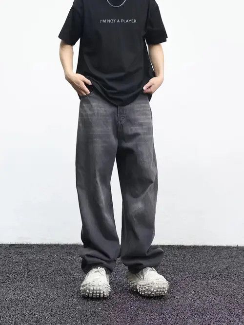 Vintage fade distressed baggy pants Size US 34 / EU 50 - 3 Thumbnail
