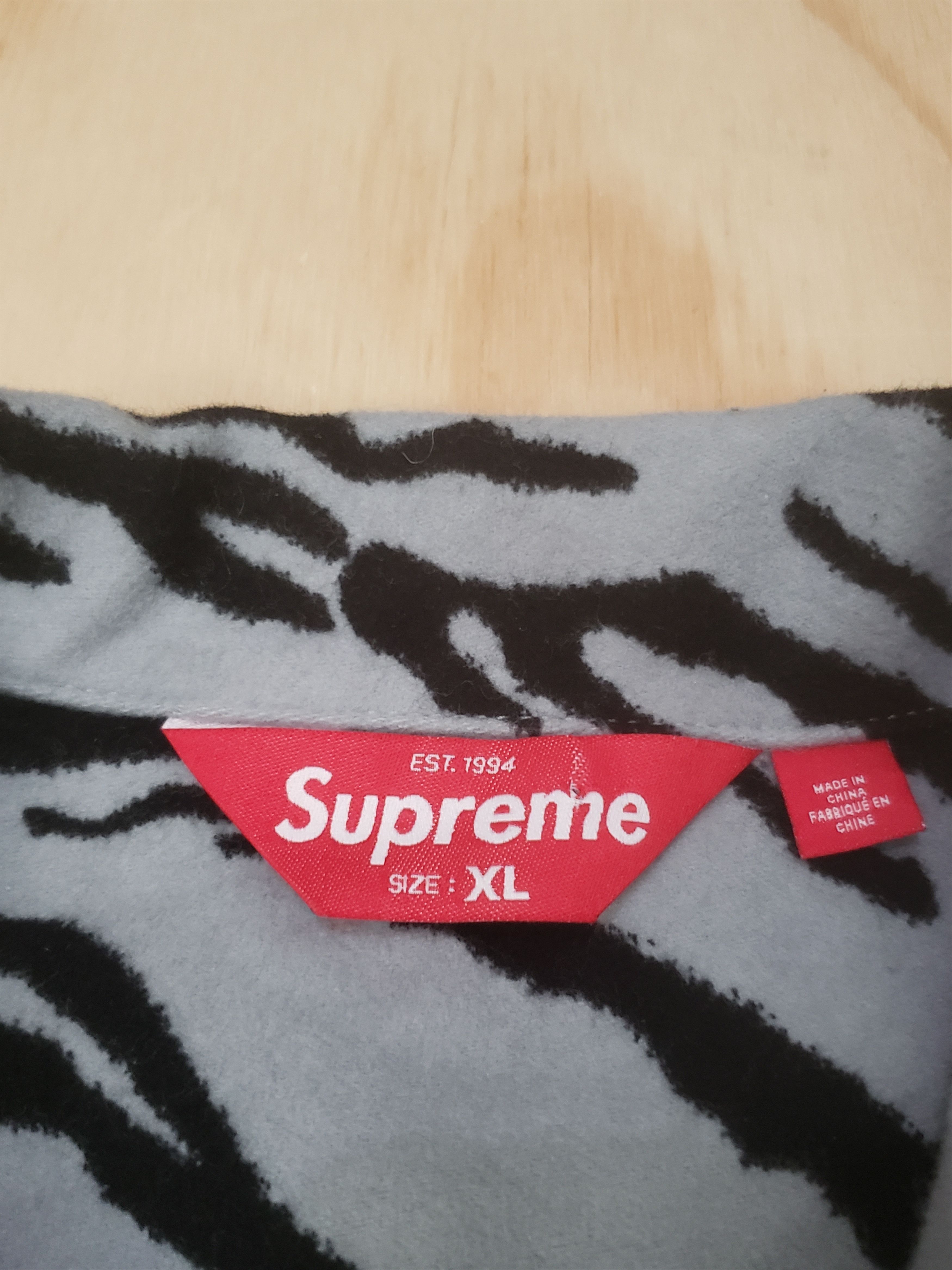 Supreme Supreme 2025 Moleskin Work Jacket Zebra Size US XL / EU 56 / 4 - 4 Thumbnail