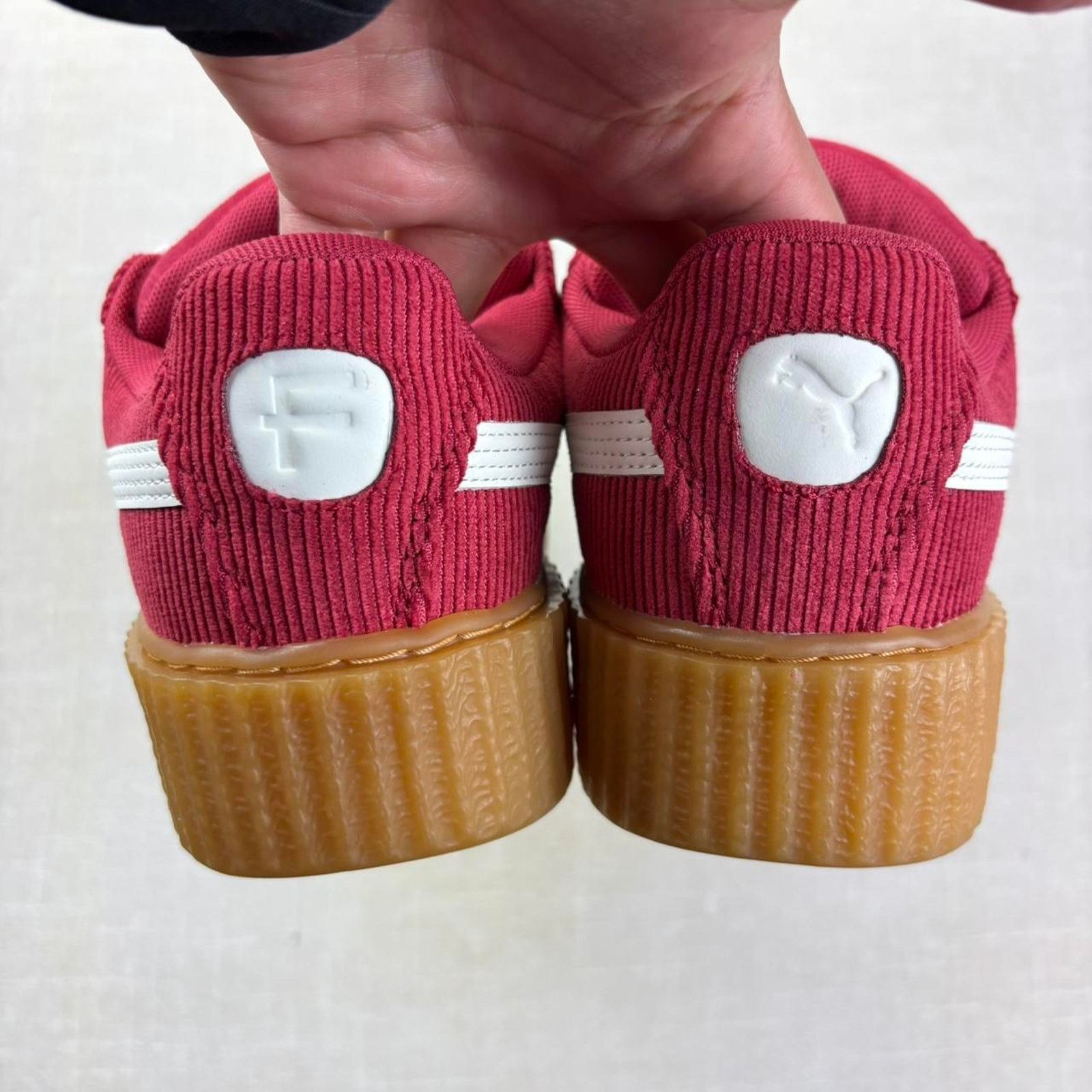 Puma 🍓 2024 Fenty x Puma Creeper Phatty "Corduroy Red" 8W Size US 8 / IT 38 - 6 Thumbnail