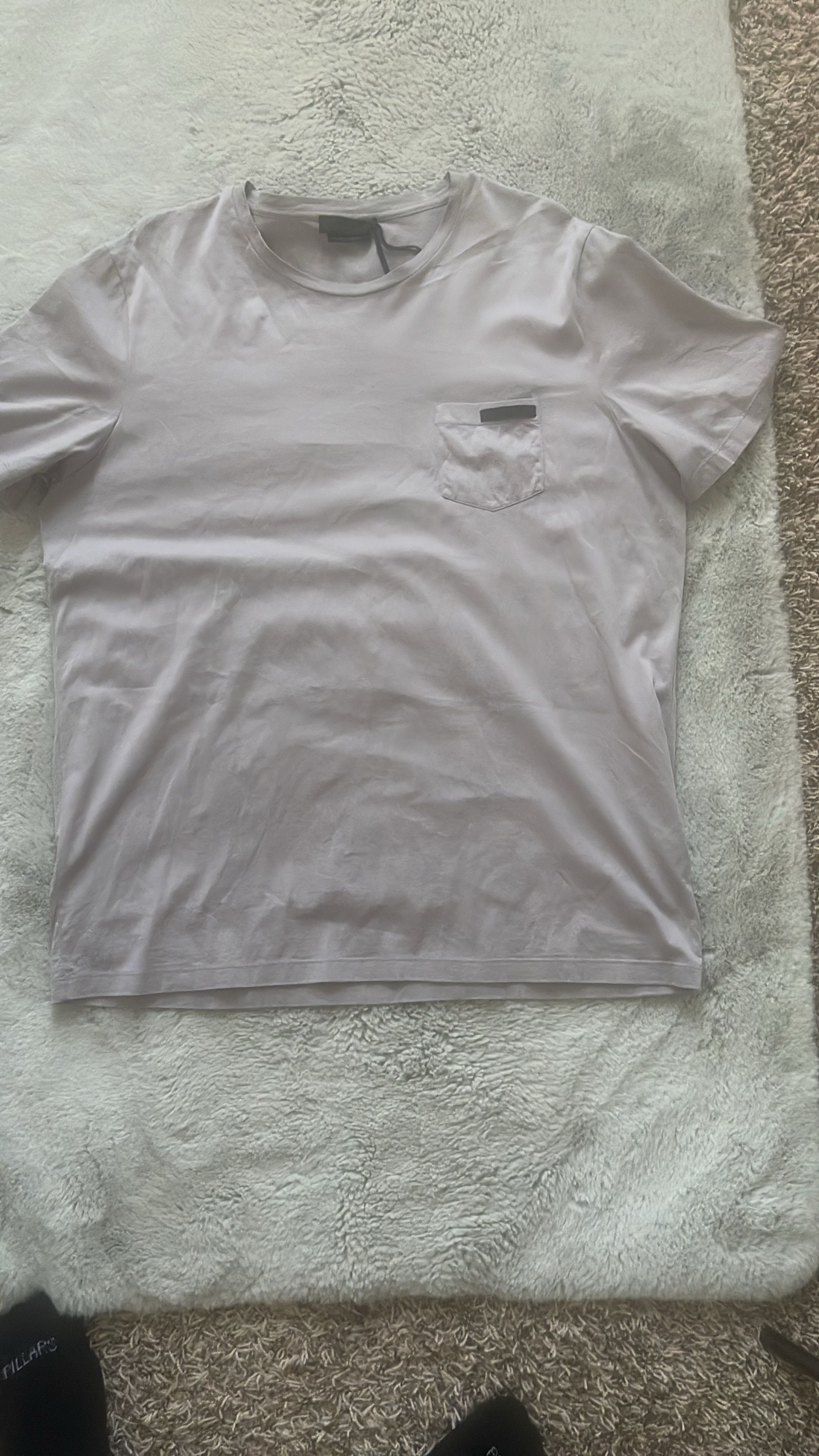 image of Prada T Shirt in Grey, Men's (Size 2XL)