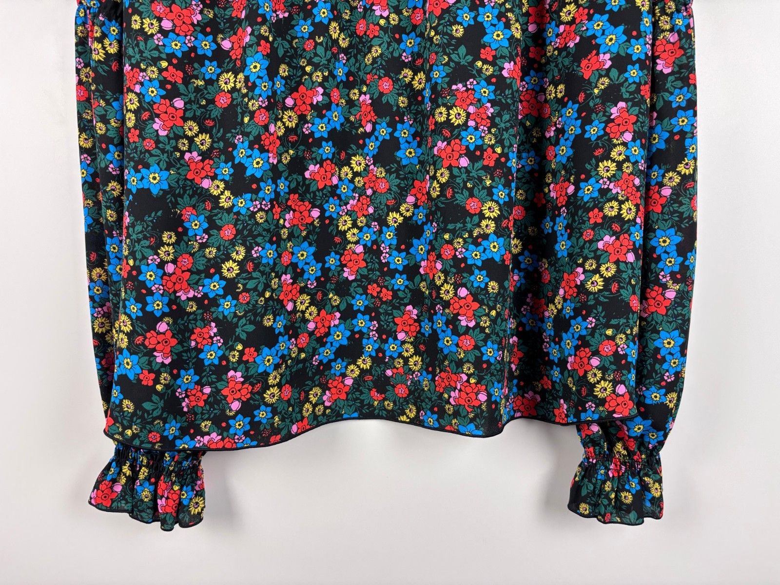 ME+EM ME+EM Floral Long Sleeve Blouse Multicolor Size UK 12 / US 8 Size M / US 6-8 / IT 42-44 - 7 Thumbnail