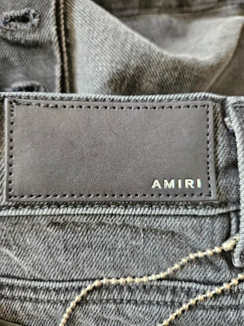 Amiri Amiri Classic Straight Leg Cut Vintage Black Jeans Size 32 Size US 32 / EU 48 - 4 Thumbnail