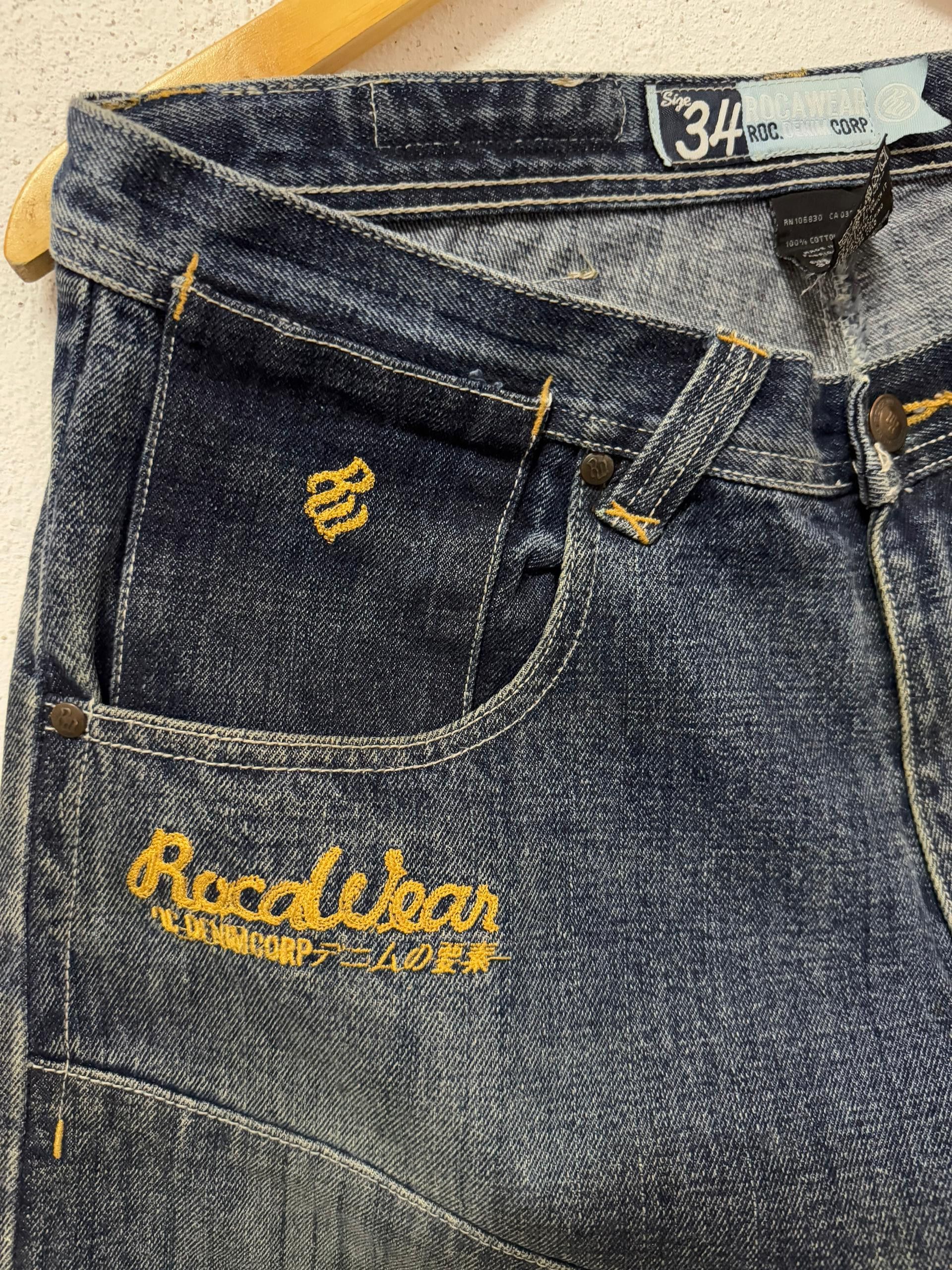 Rocawear Rocawear y2k jeans nice design Size US 34 / EU 50 - 10 Thumbnail