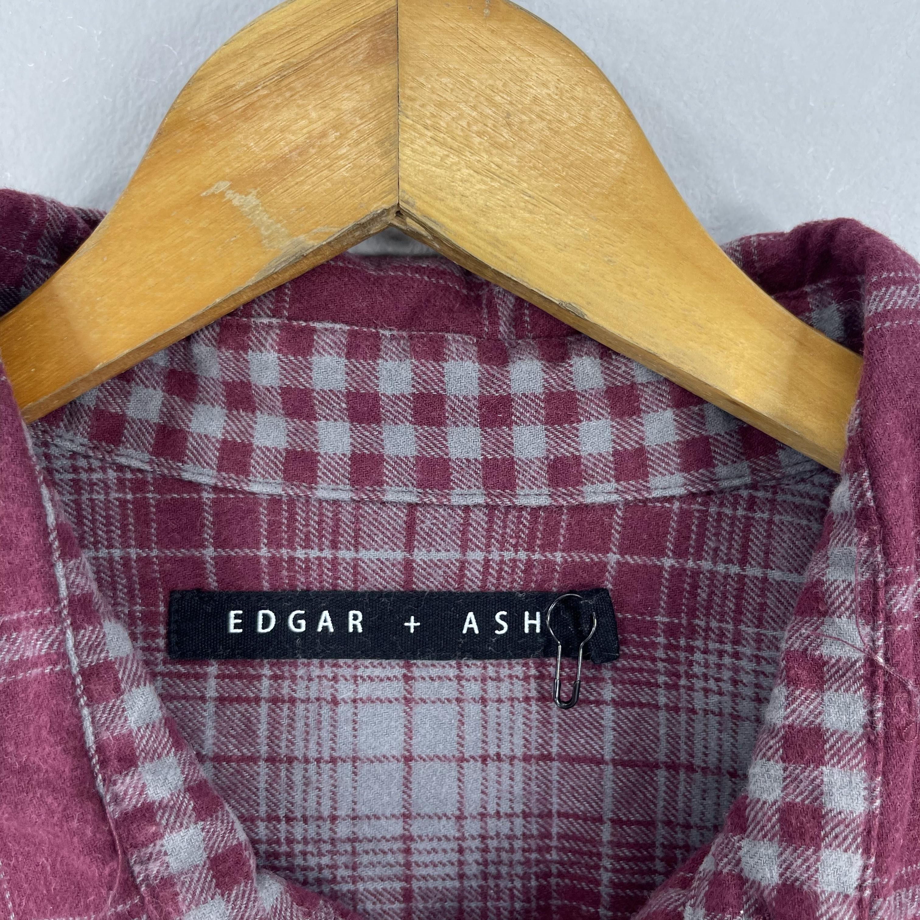 Flannel Vintage 90s Checkered Minimalist Flannel Reconstruct Shirt Size US L / EU 52-54 / 3 - 5 Thumbnail