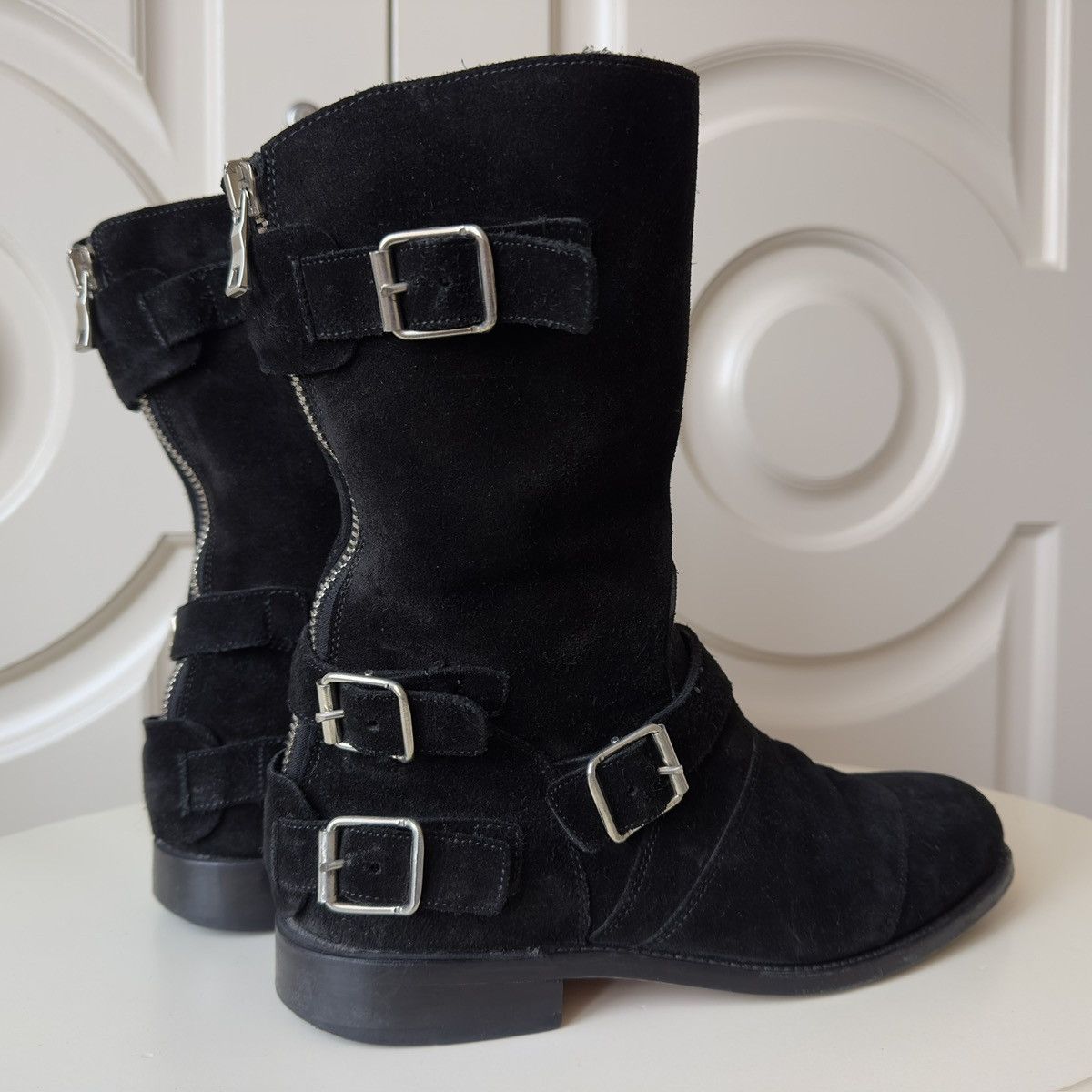 Balmain Balmain F/W 2012 Decarnin Suede Engineer Boots | Grailed display picture 2
