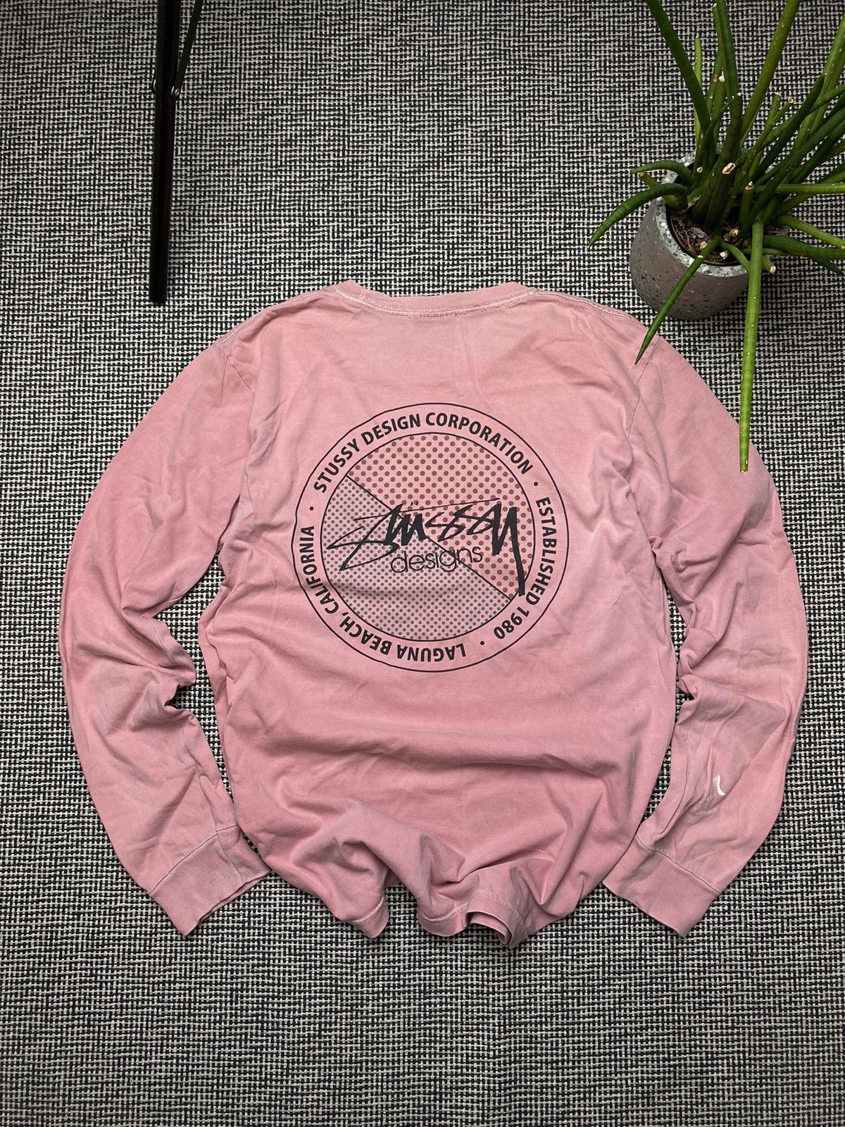 Stussy × Vintage Stussy vintage long sleeve big logo y2k Size US S / EU 44-46 / 1 - 1 Thumbnail