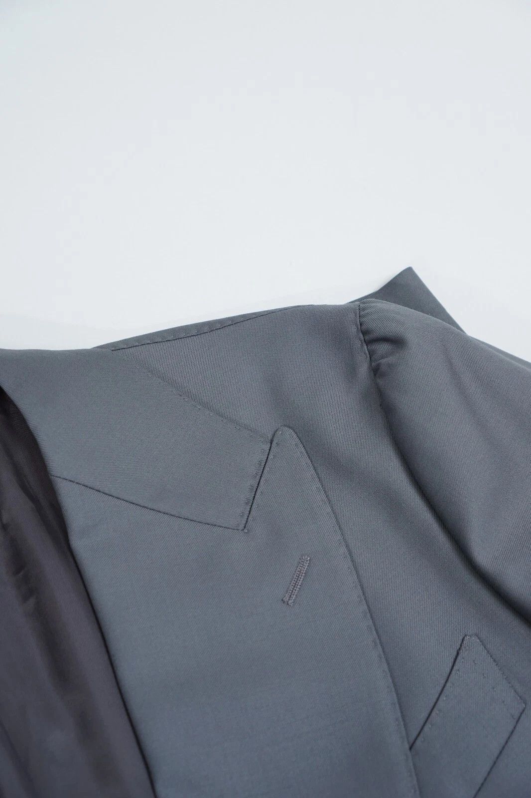 Suitsupply Men Suitsupply Blazer Havana Low Double Breasted Peak US40 Size 40R - 4 Thumbnail