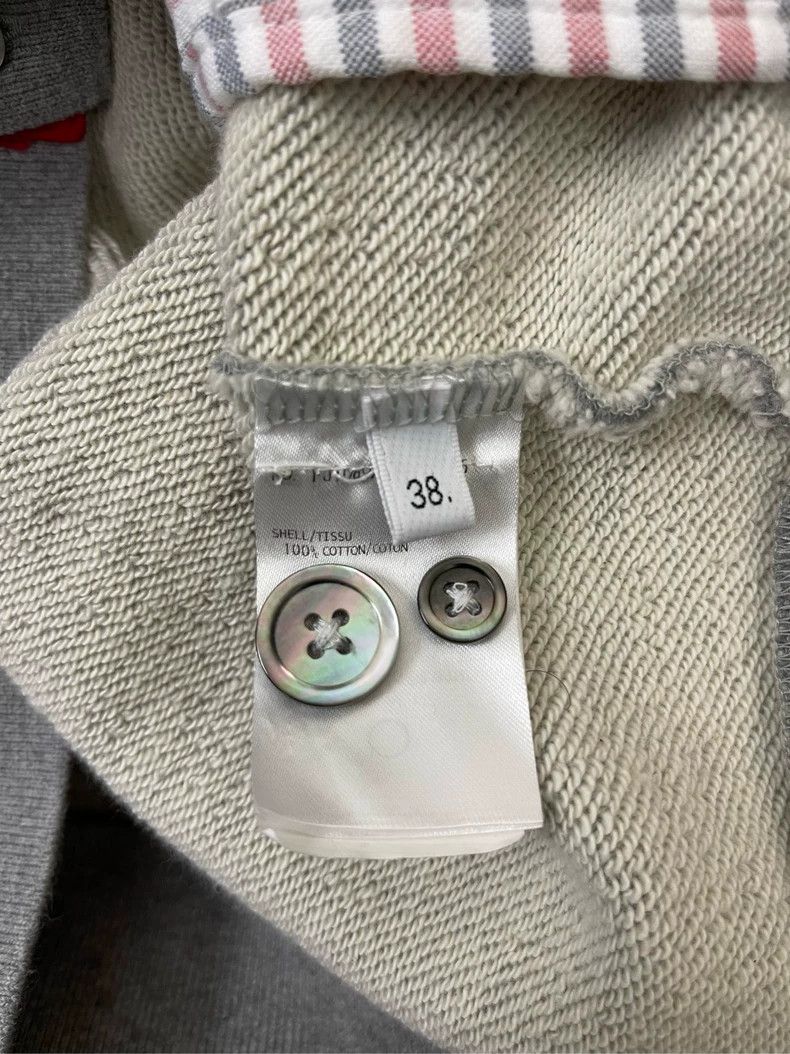 Thom Browne Thom browne Gray four-striped knitted cardigan jacket 2504- Size XS / US 0-2 / IT 36-38 - 7 Thumbnail