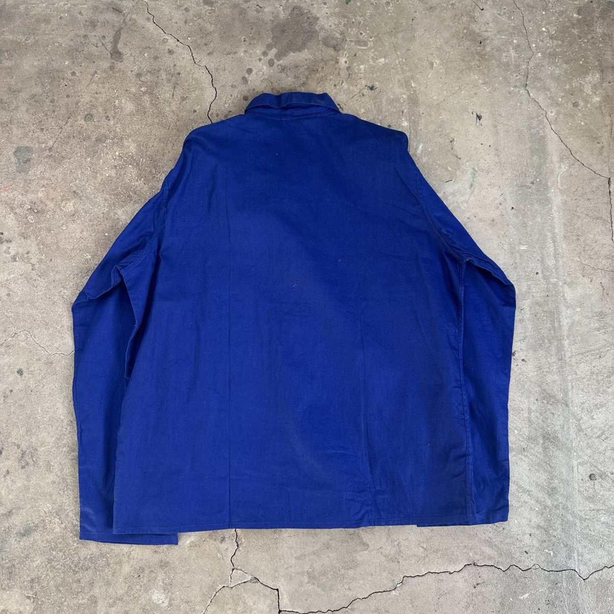 Le Laboureur Lotus Vintage 70s French Workwear Chore Jacket Size US L / EU 52-54 / 3 - 5 Thumbnail