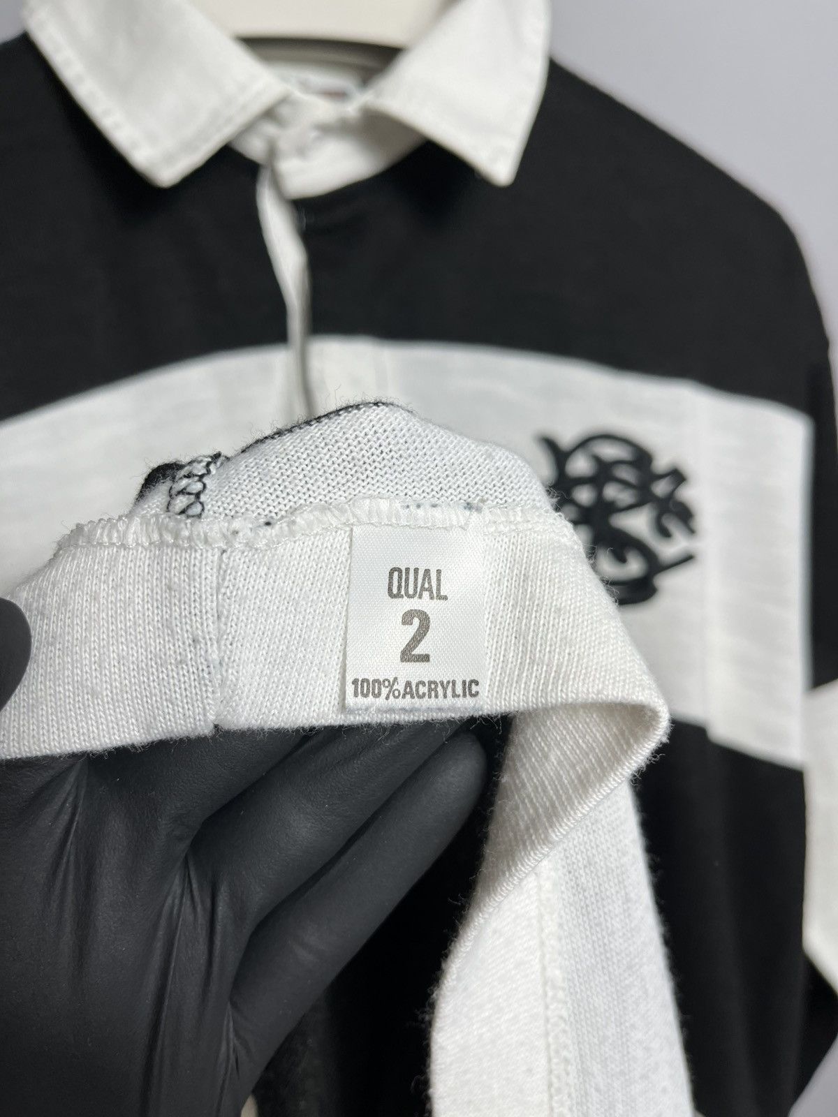 Vintage 1980's Barbarians Halbro Rugby Shirt Men's Striped RARE Size US M / EU 48-50 / 2 - 7 Thumbnail