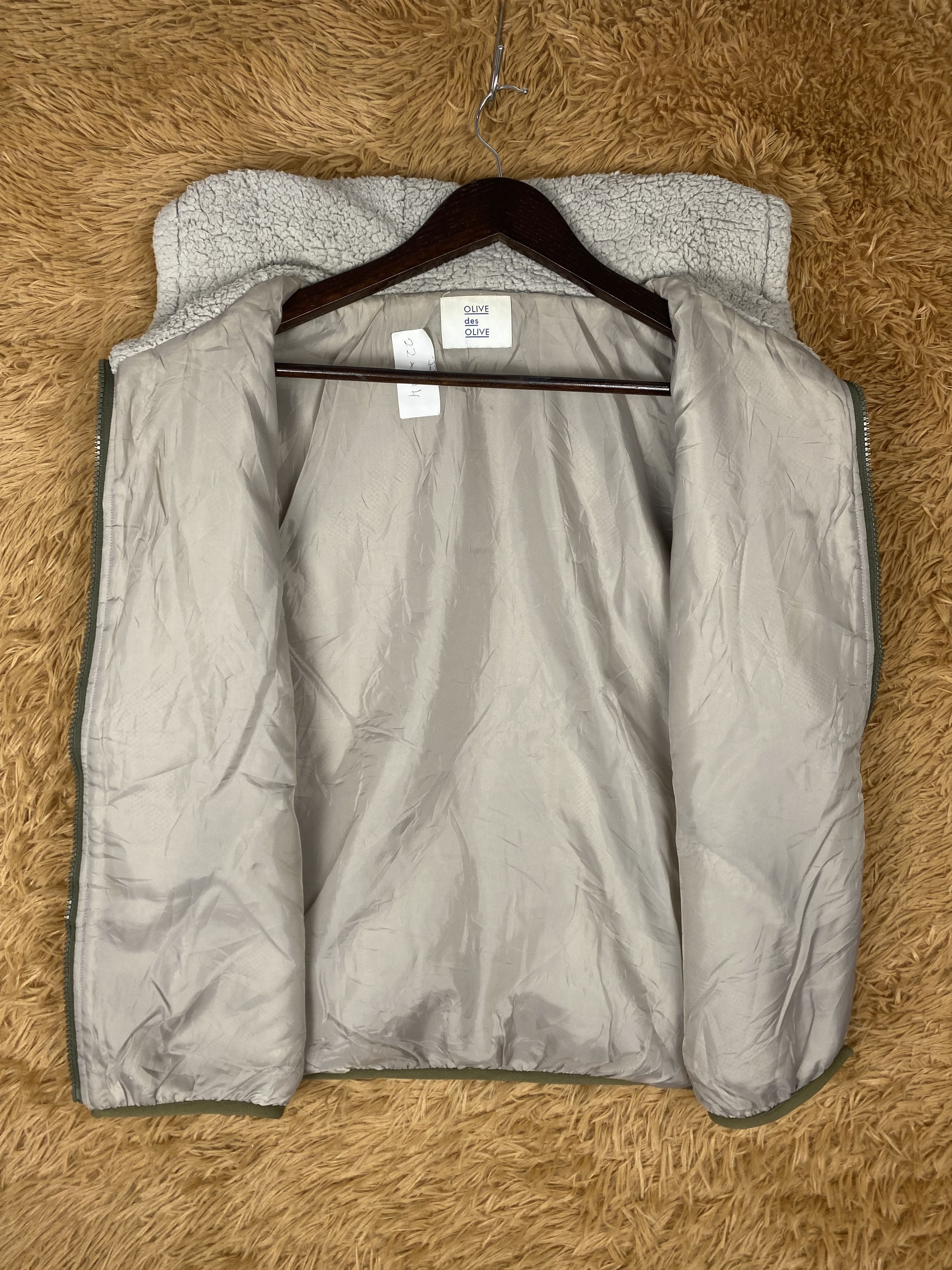 Olive Vintage Olive des Olive Sherpa Jacket Size US S / EU 44-46 / 1 - 8 Thumbnail