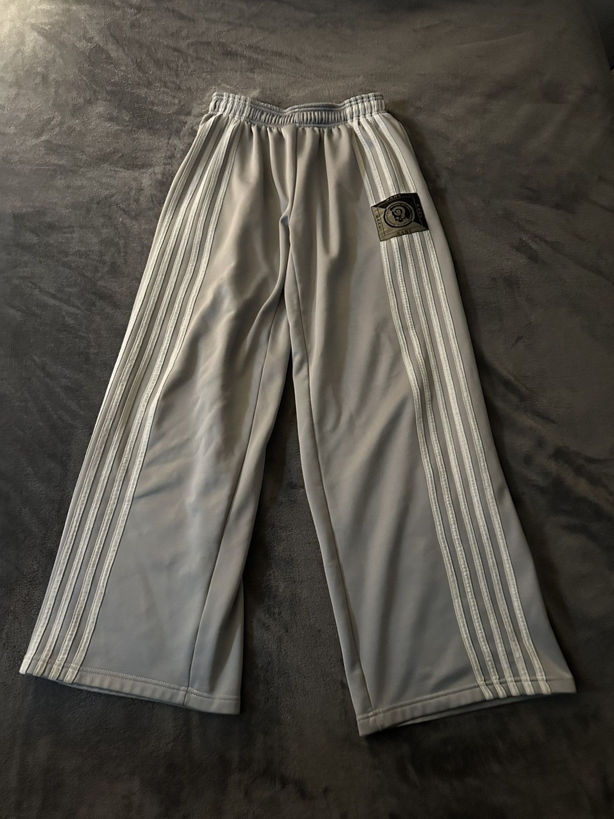 Vintage Bane grey four striped pants Size US 32 / EU 48 - 1 Thumbnail