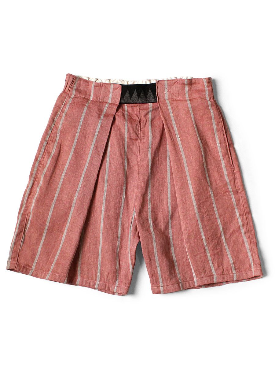 Kapital Kapital Linen Frieze Striped Easy Beach GO Shorts Size US 32 / EU 48 - 1 Preview