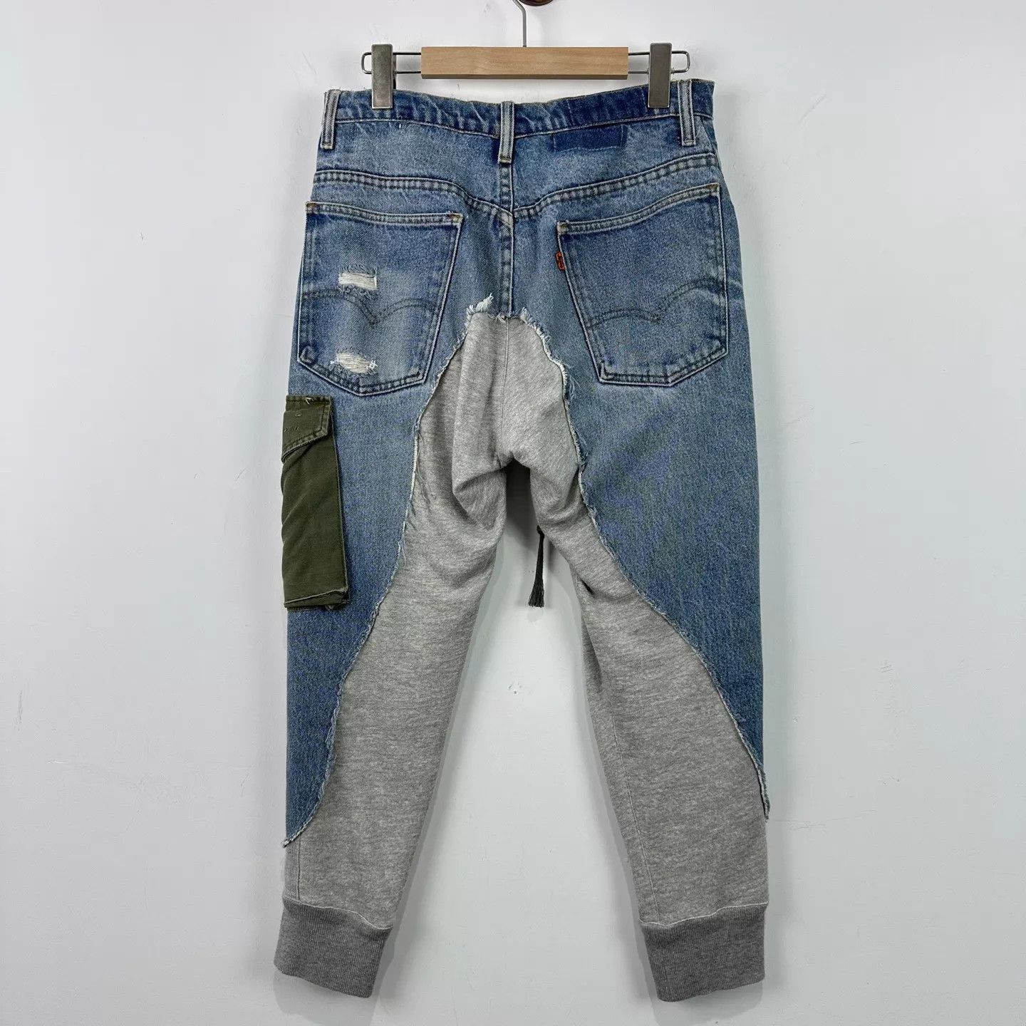 Other Green Lauren vintage distressed paneled jeans 1 Size US 30 / EU 46 - 2 Thumbnail