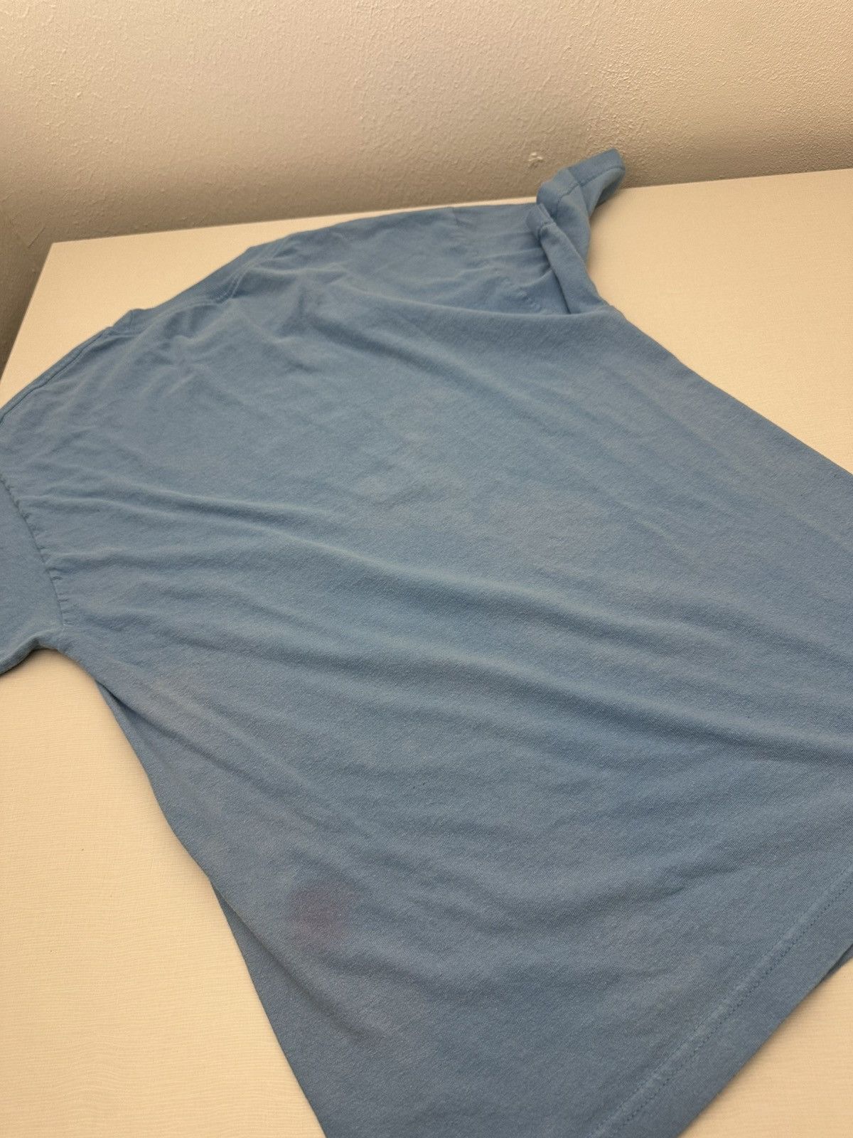 Nike Vtg Nike Mens Shirt Short Sleeve T Shirt Graphic Y2K Lt Blue Size US M / EU 48-50 / 2 - 6 Thumbnail