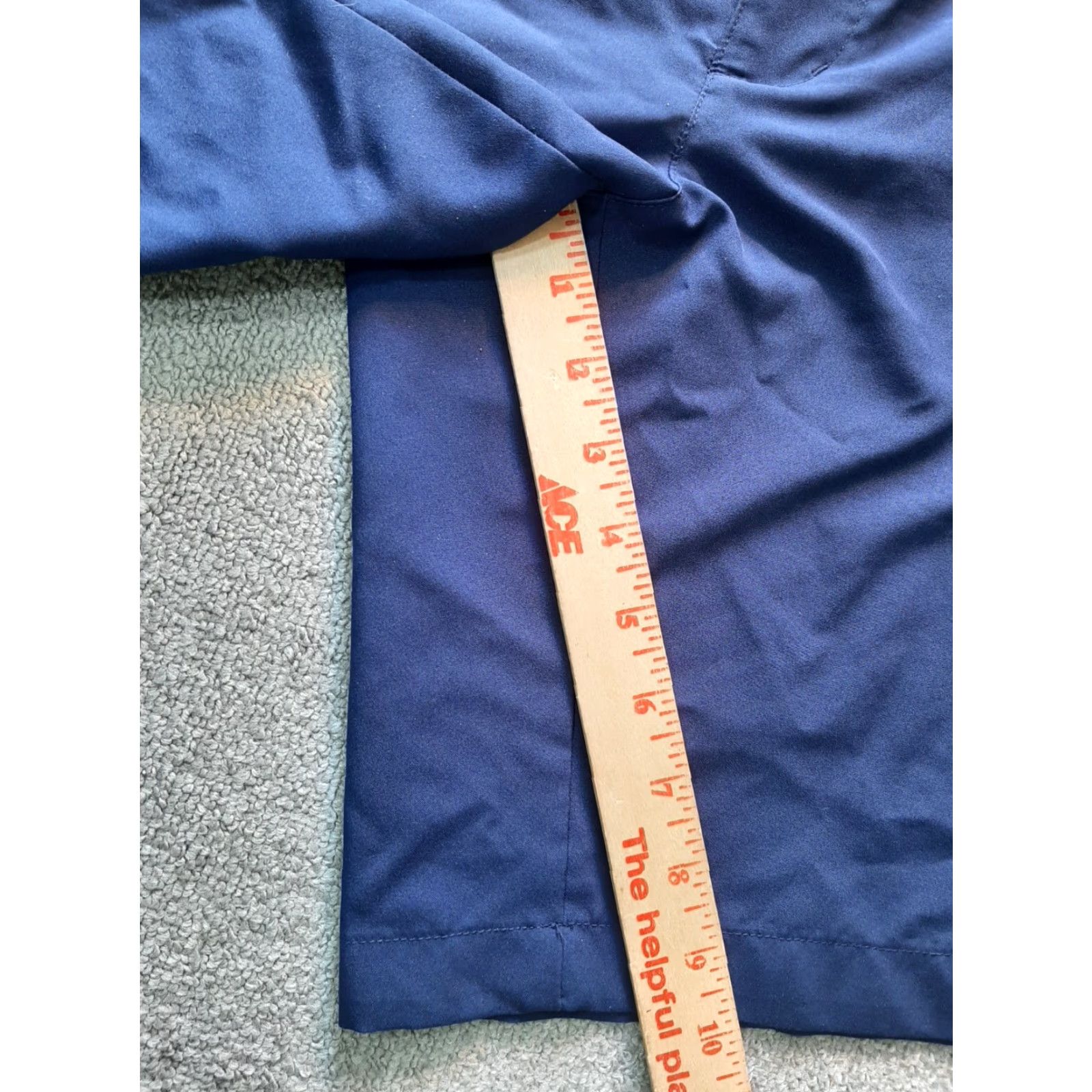 PGA Tour PGA TOUR Men’s Golf Shorts Blue 43 Waist Regular Zip Flat Front 43" Waist Mens Size US 43 - 2 Thumbnail