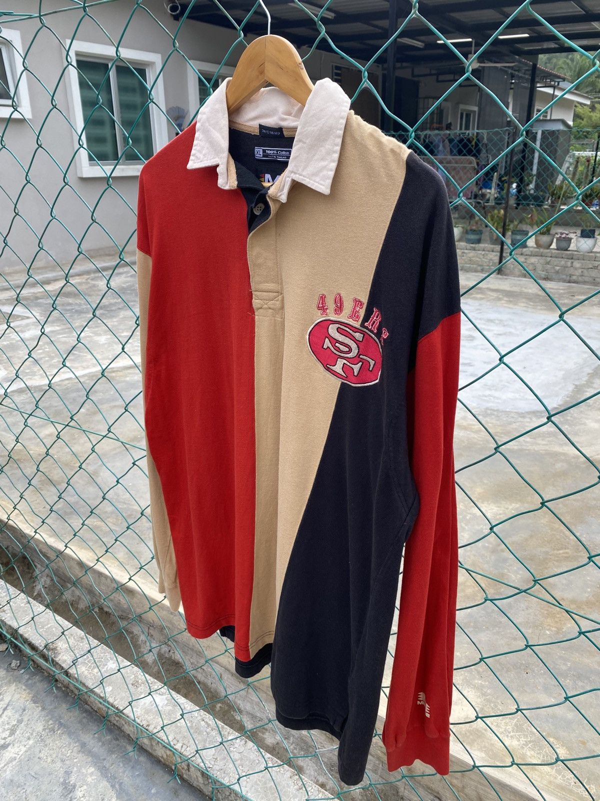 NFL 49 ers san francisco by mirage polo rugby long sleeve Size US XL / EU 56 / 4 - 3 Thumbnail