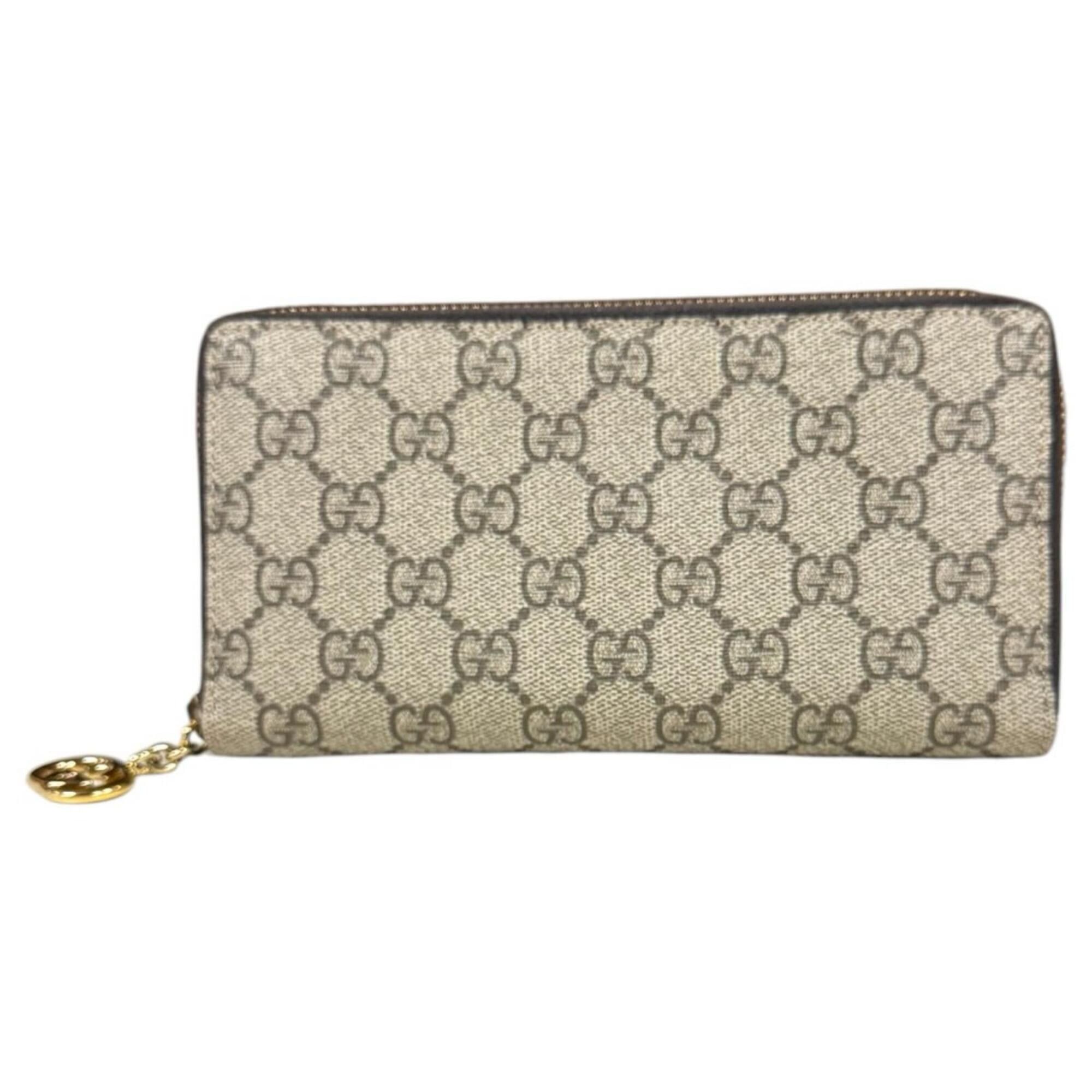 Gucci Gucci Interlocking G Long Wallet, GG Supreme Canvas 307982, Women's GUCCI Size ONE SIZE - 1 Thumbnail