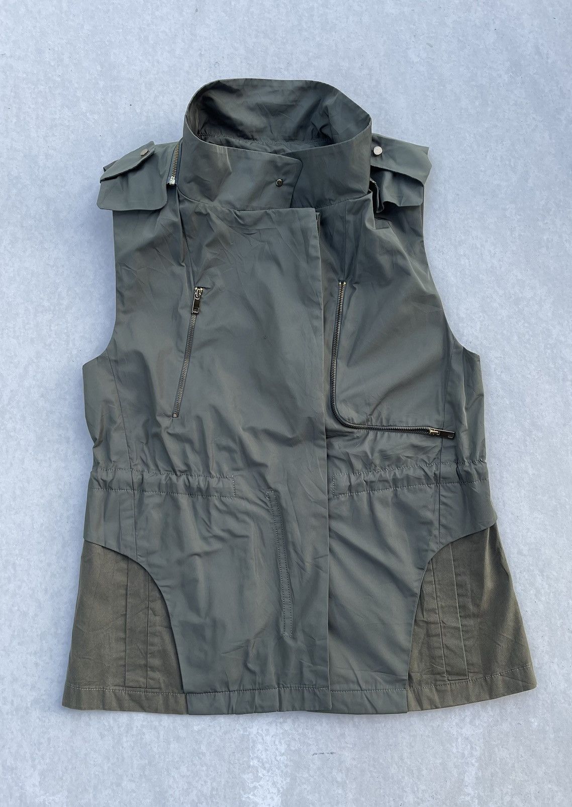 Costume National 🔥 COSTUME NATIONAL ITALY OG EMBROIDERED UTILITY VEST JACKET Size S / US 4 / IT 40 - 4 Thumbnail