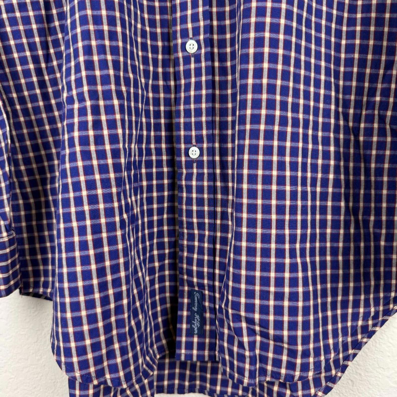 Tommy Hilfiger Tommy Hilfiger Shirt Men's S Purple Red Vintage Stripe Size US S / EU 44-46 / 1 - 2 Thumbnail