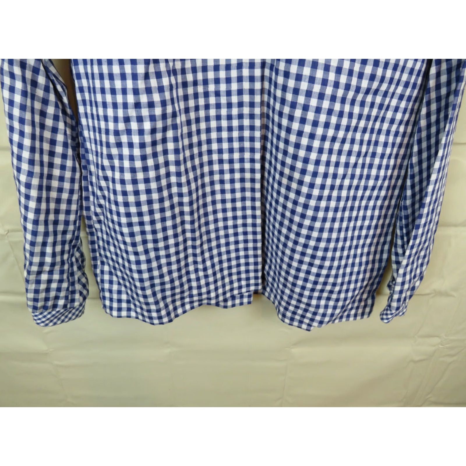 Vintage VINTAGE Terry Shirt Polyester Blue 1960-70s M Stain Destroyed Chicago plaid Casual Mens Size M / US 6-8 / IT 42-44 - 3 Thumbnail
