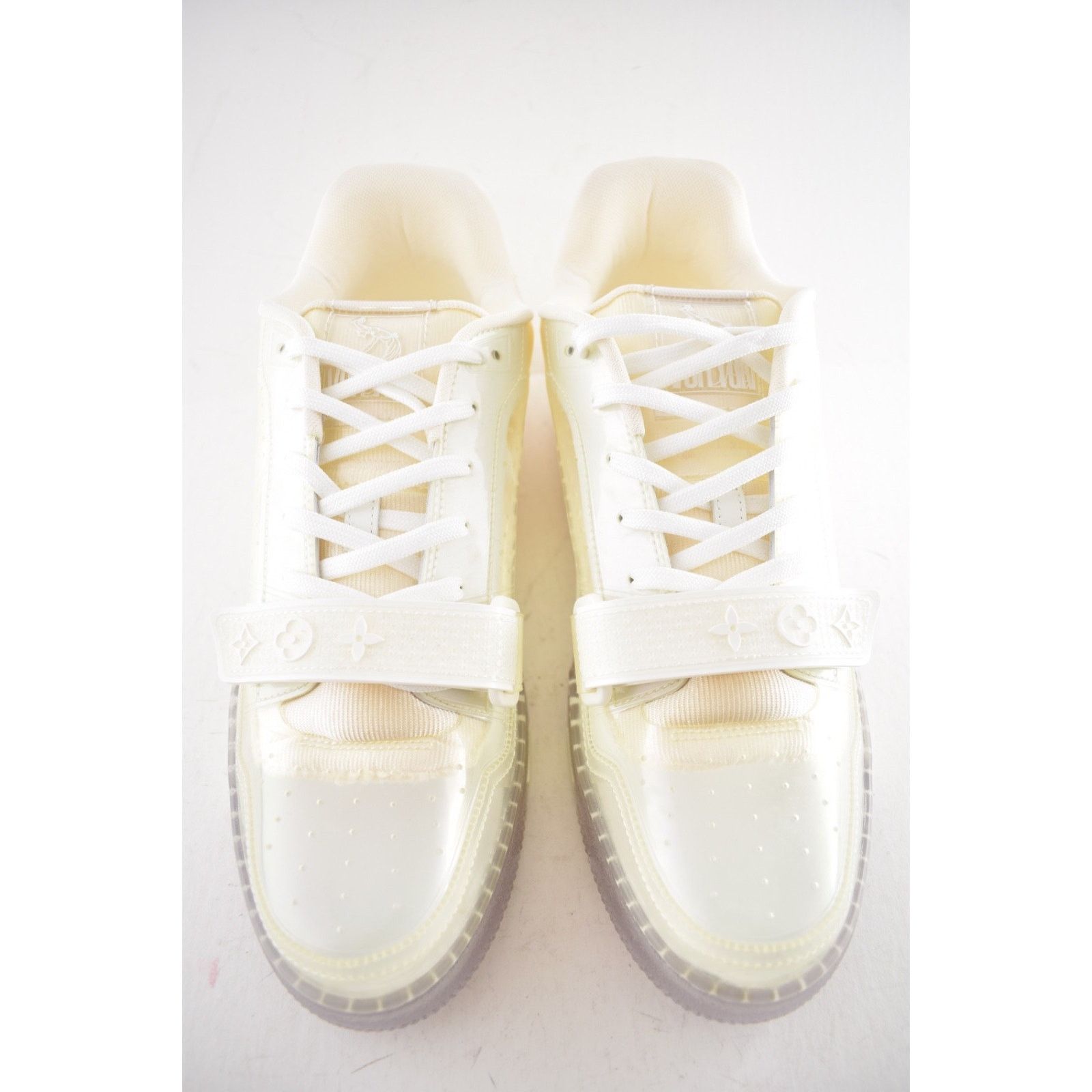 Louis Vuitton Louis Vuitton Transparent Clear PVC Strap Low Top Trainer Size US 9 / EU 42 - 8 Thumbnail