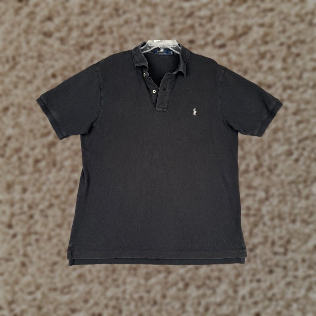 Ralph Lauren Ralph Lauren Polo Shirt Men Large Tall Black 100% Cotton Polo Shirt Size US XXL / EU 58 / 5 - 1 Thumbnail