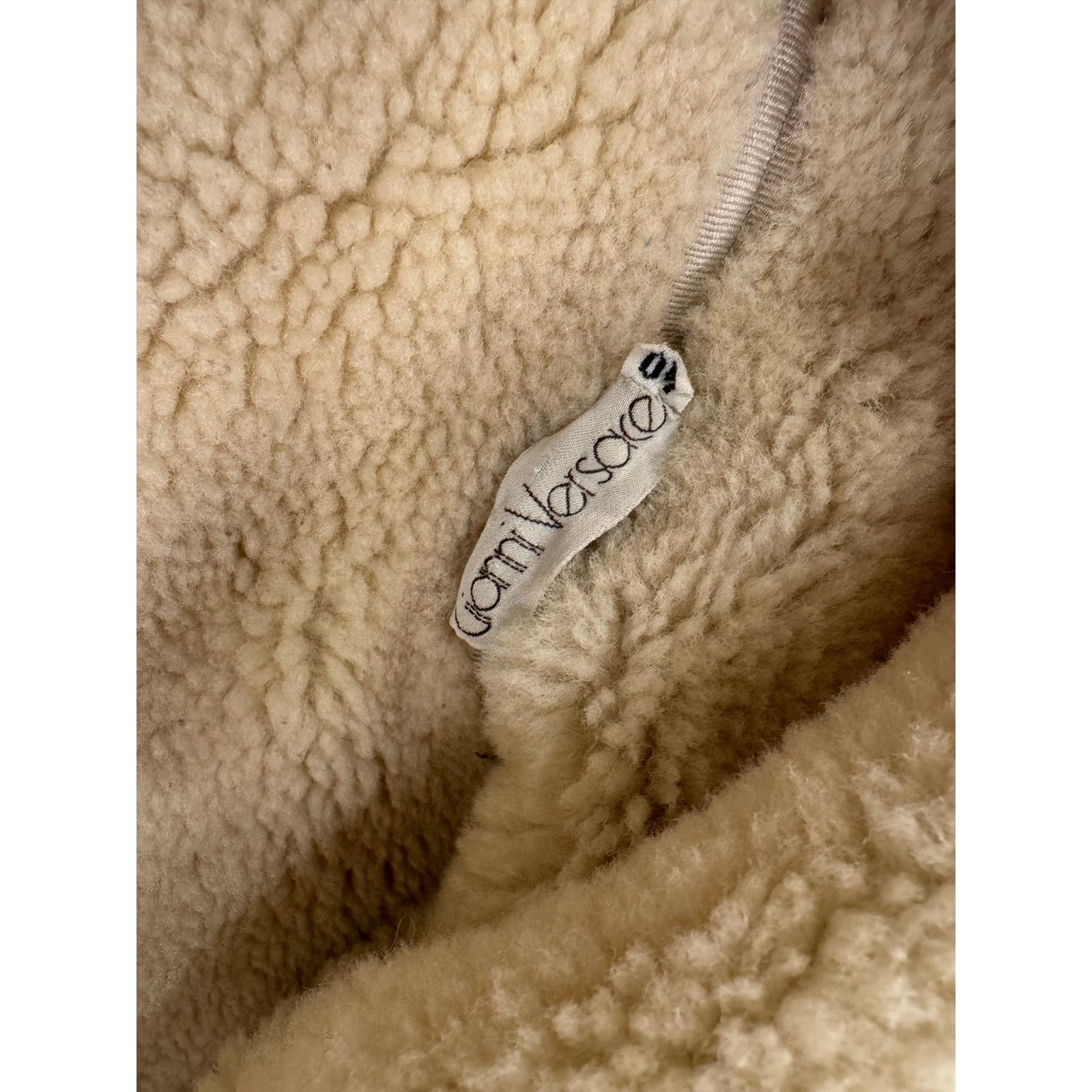 Versace 1980s Gianni Versace mainline white sheepskin Size US M / EU 48-50 / 2 - 10 Thumbnail