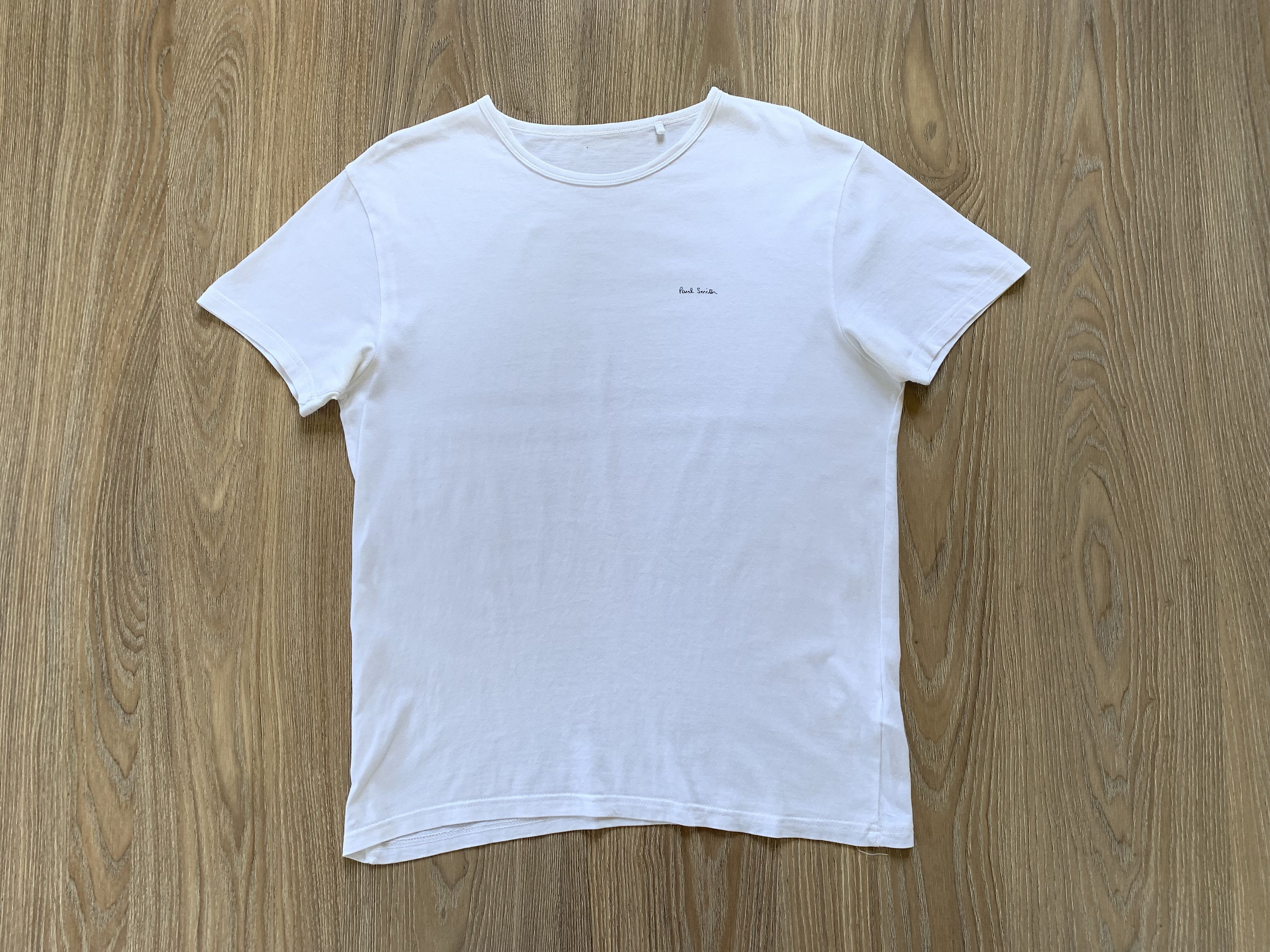 Designer × Paul Smith Paul Smith White Cotton T Shirt Size US M / EU 48-50 / 2 - 2 Thumbnail