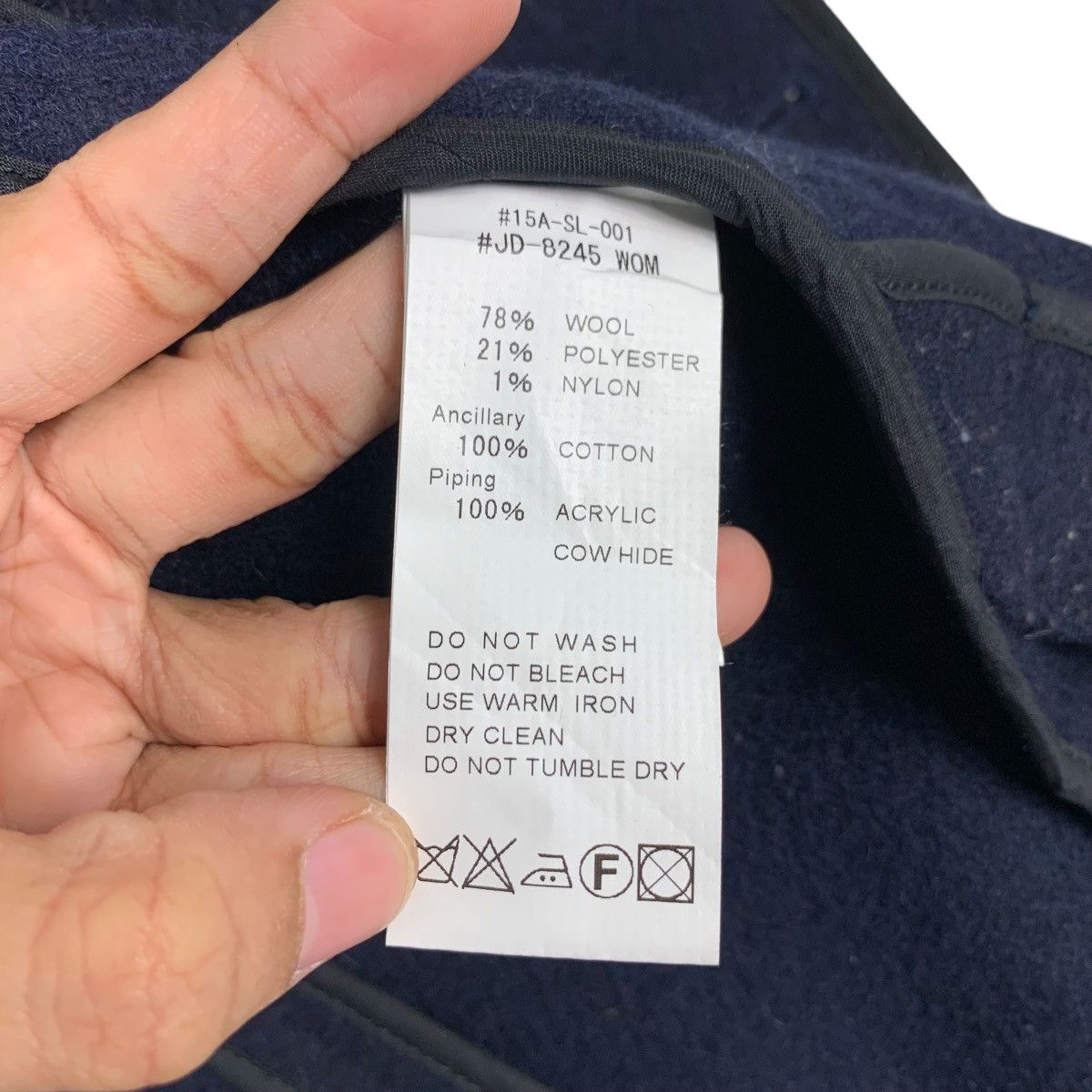 Danton Vintage DANTON Double Breasted Wool Coat Jacket #2080-C91 Size US M / EU 48-50 / 2 - 16 Thumbnail