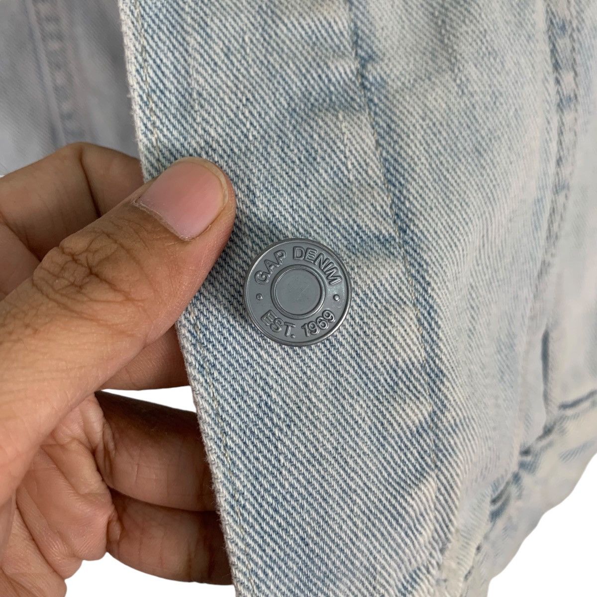 Gap GAP 1969 Washed Denim Jacket #1290-C58 Size L / US 10 / IT 46 - 14 Thumbnail