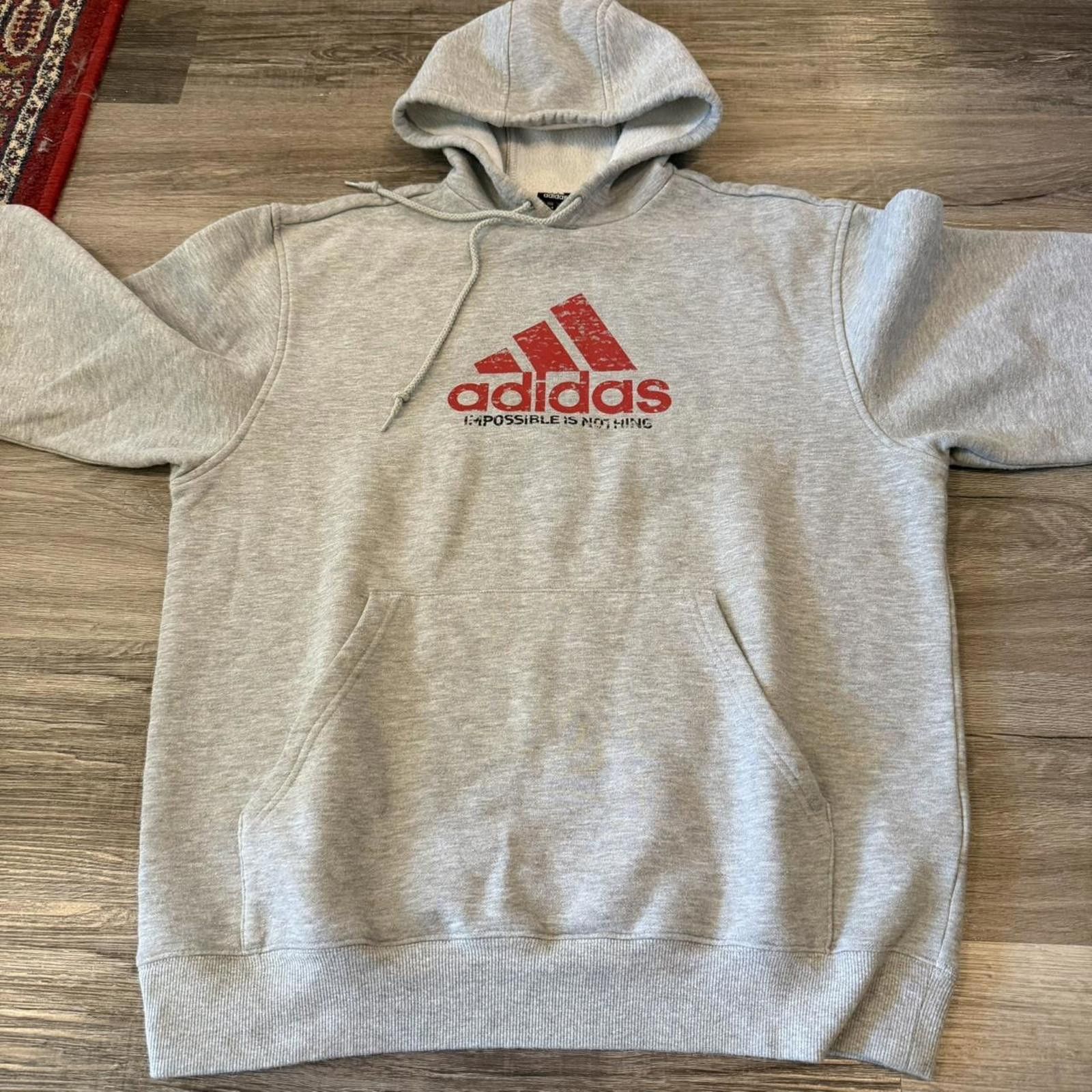 Adidas Vintage adidas impossible is nothing hoodie 2007 L Size US L / EU 52-54 / 3 - 4 Thumbnail