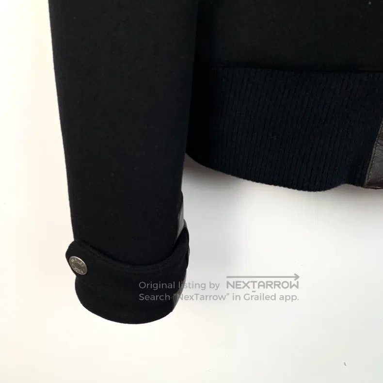 Hermes Hermes Black Wool Collar Zip-Up Jacket Coat Size US M / EU 48-50 / 2 - 4 Thumbnail